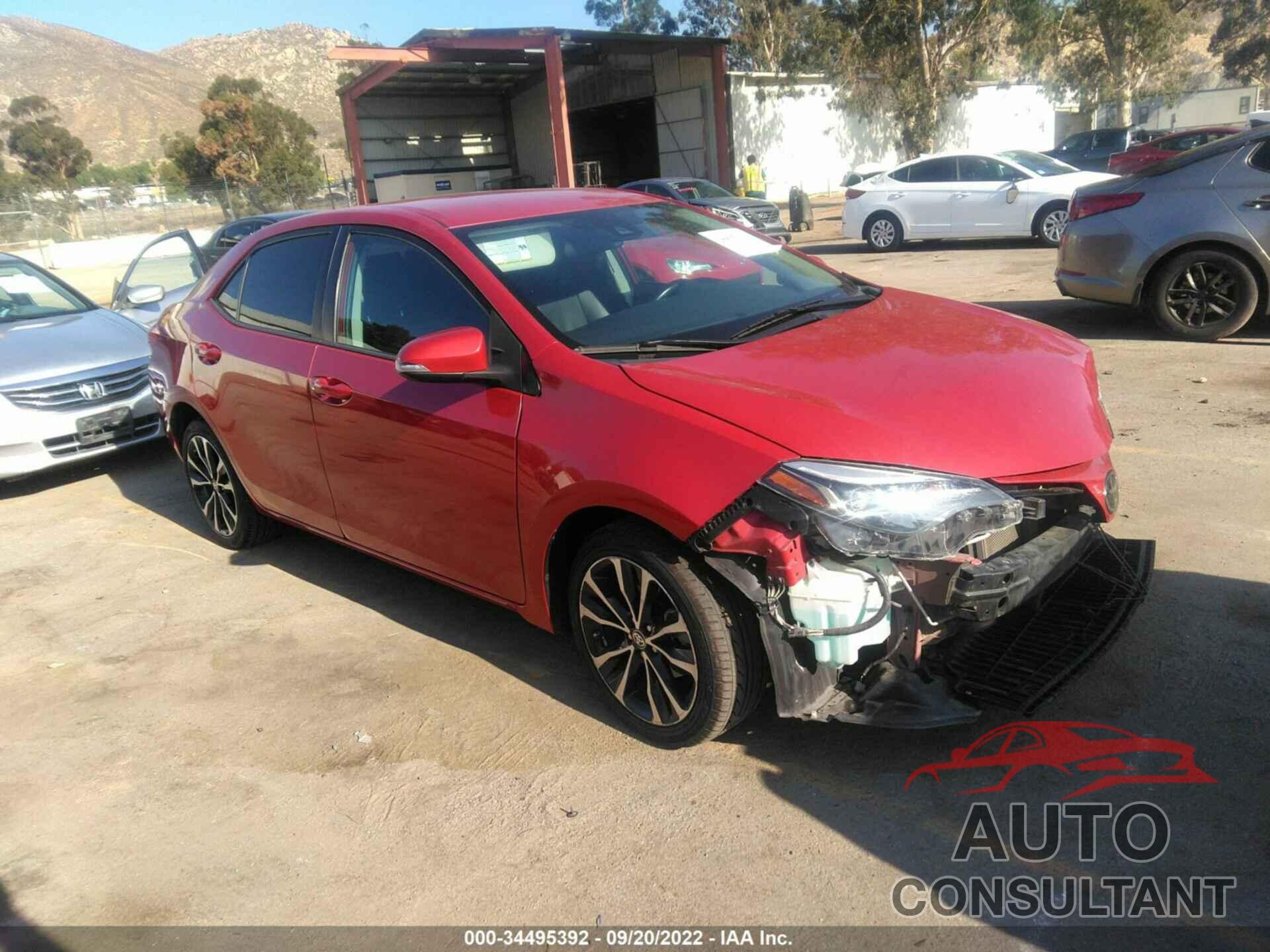 TOYOTA COROLLA 2017 - 5YFBURHE9HP653493