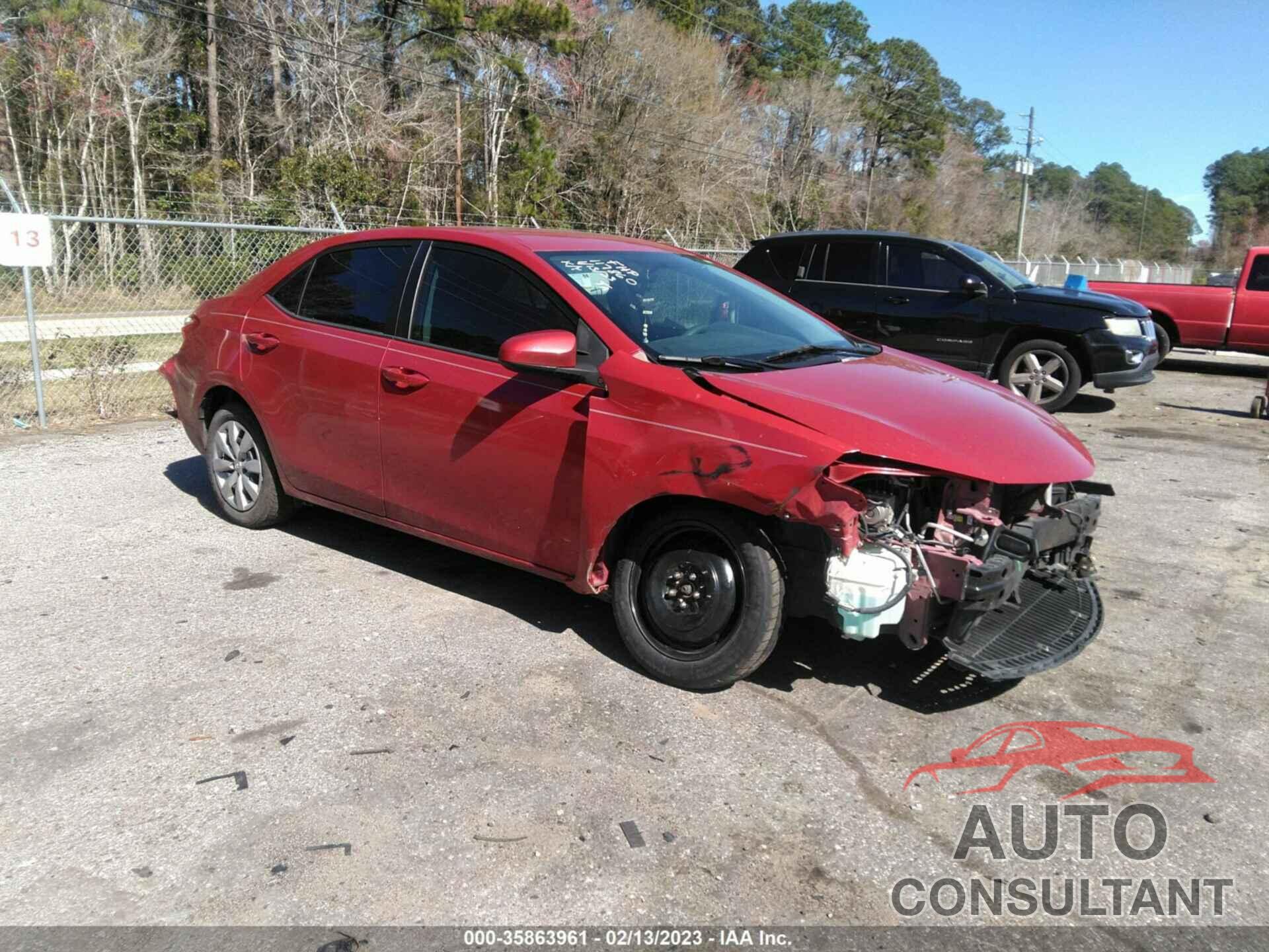 TOYOTA COROLLA 2016 - 5YFBURHE3GP487728