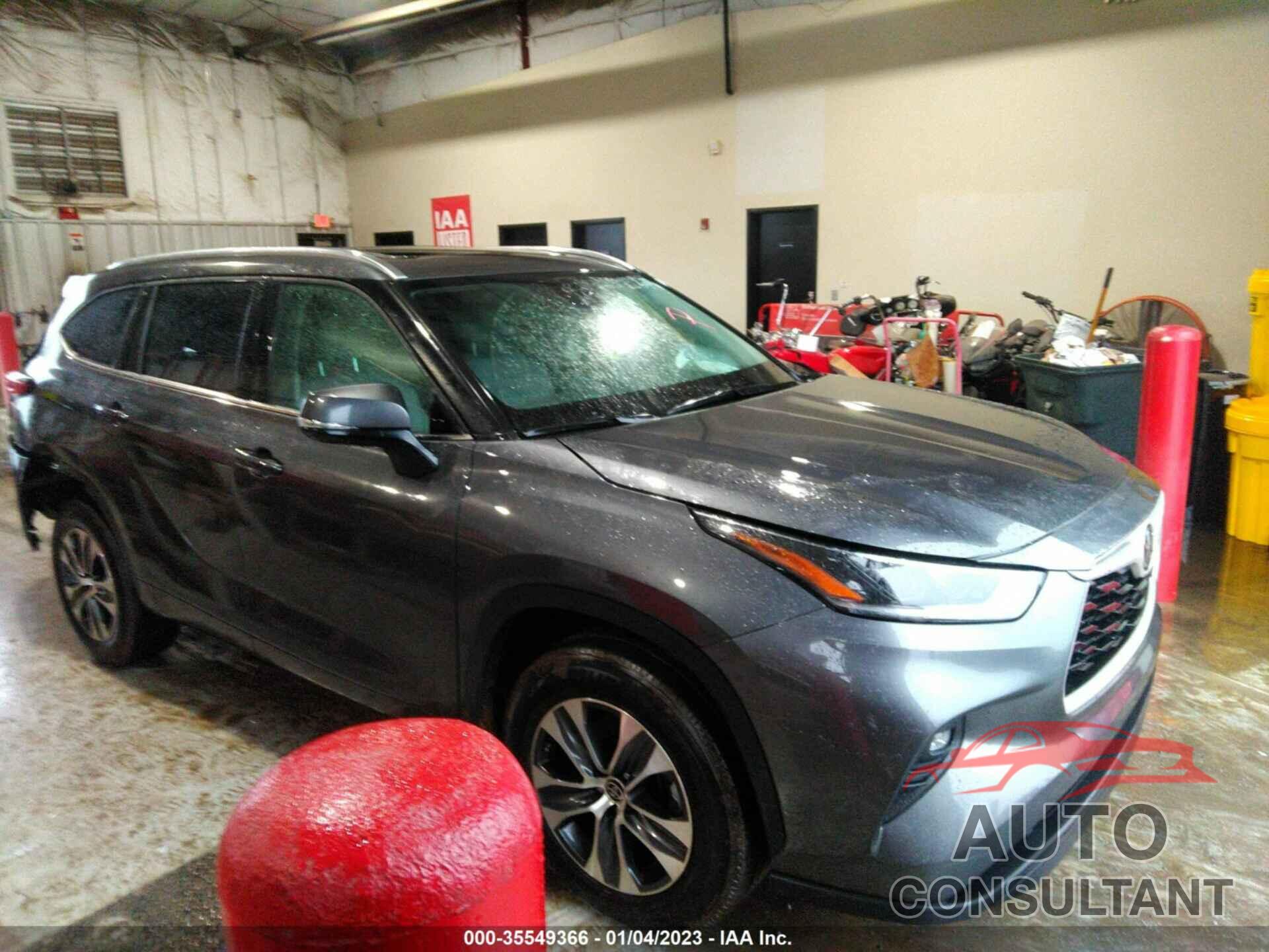 TOYOTA HIGHLANDER 2021 - 5TDGZRAH7MS086407