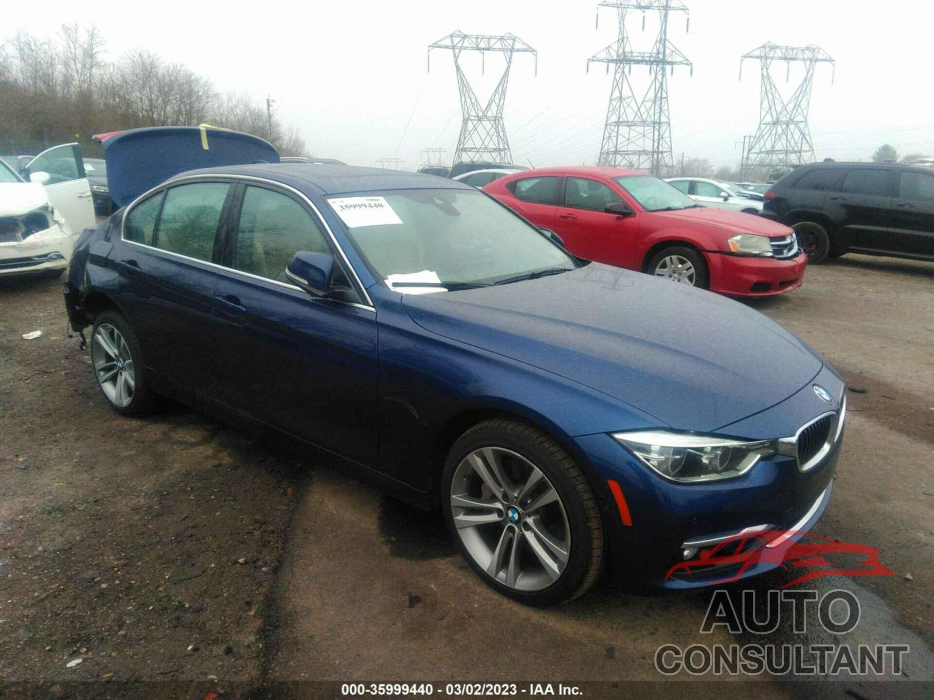 BMW 3 SERIES 2018 - WBA8B7C51JA584754