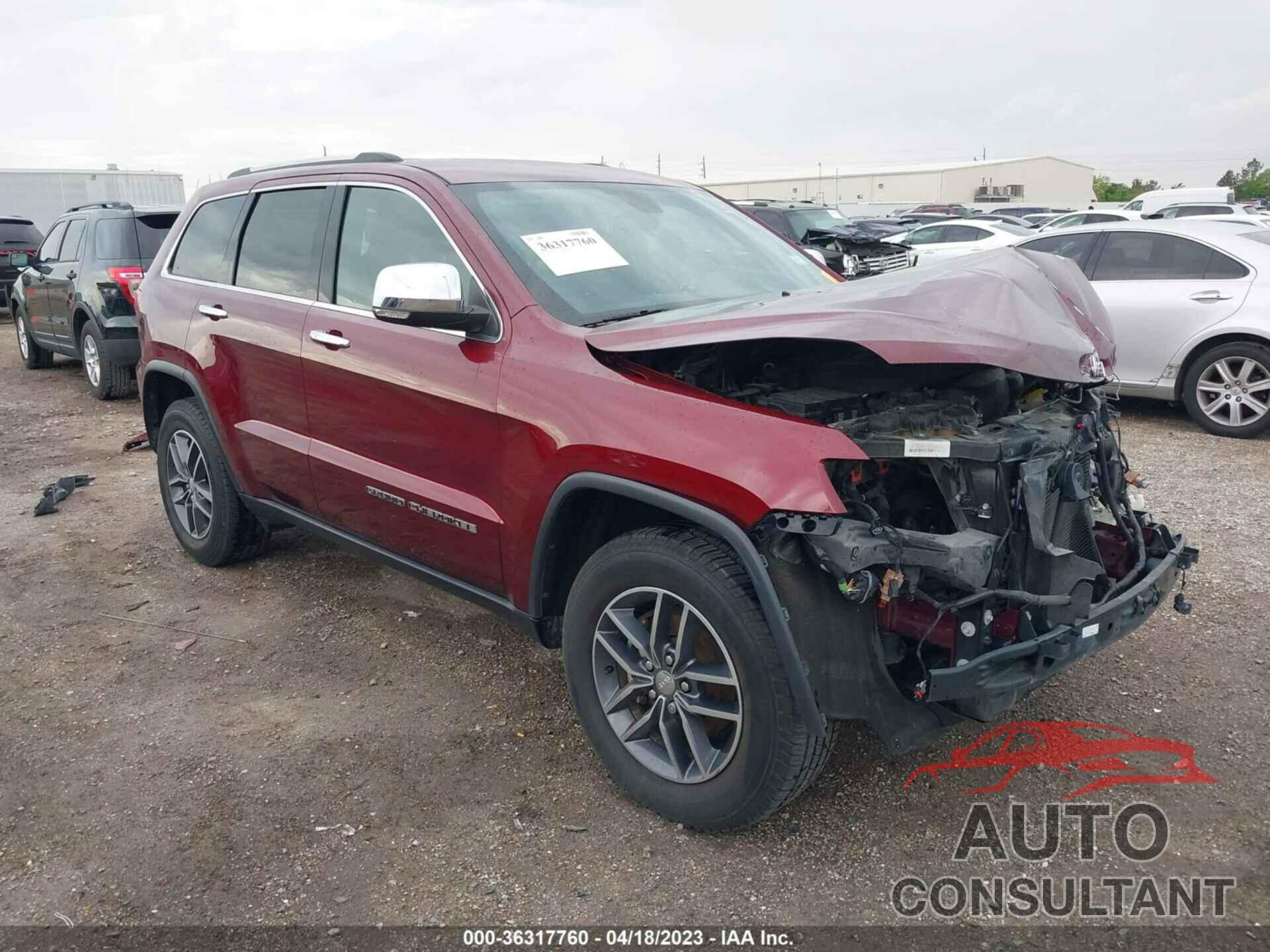 JEEP GRAND CHEROKEE 2017 - 1C4RJEBG0HC923326