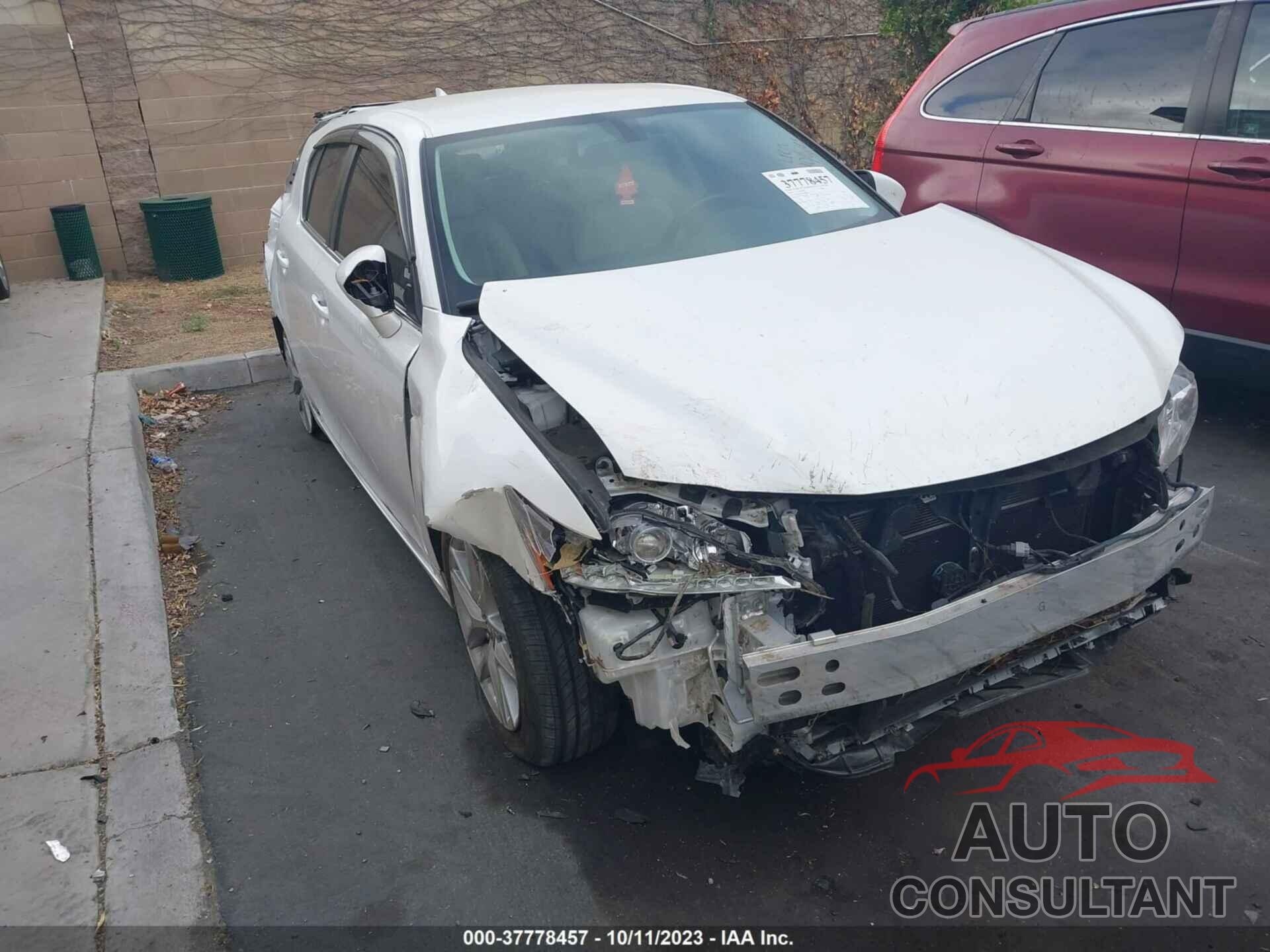 LEXUS CT 200H 2016 - JTHKD5BHXG2274056