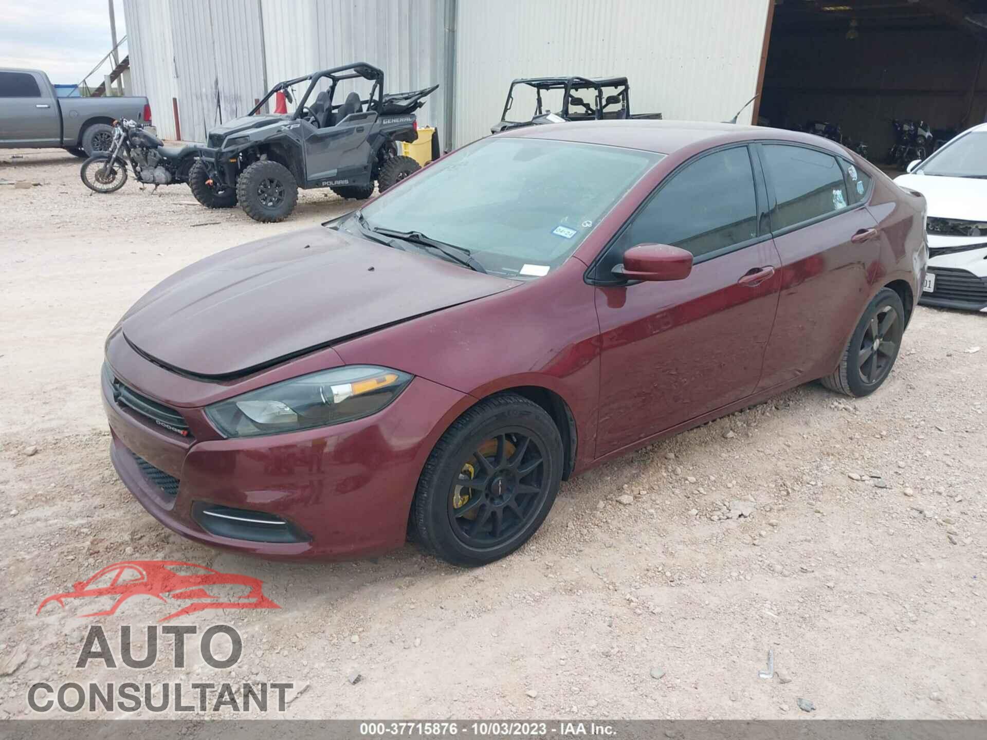 DODGE DART 2015 - 1C3CDFBB9FD238258
