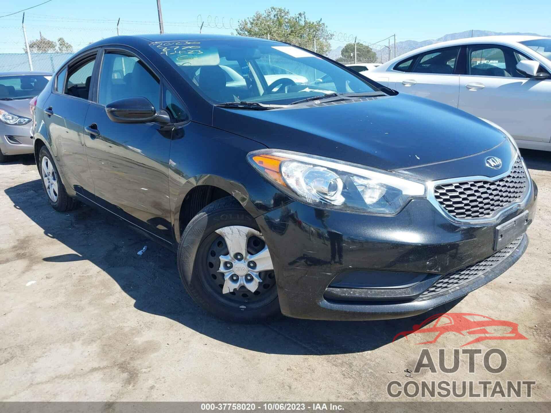 KIA FORTE 2016 - KNAFK4A64G5613845