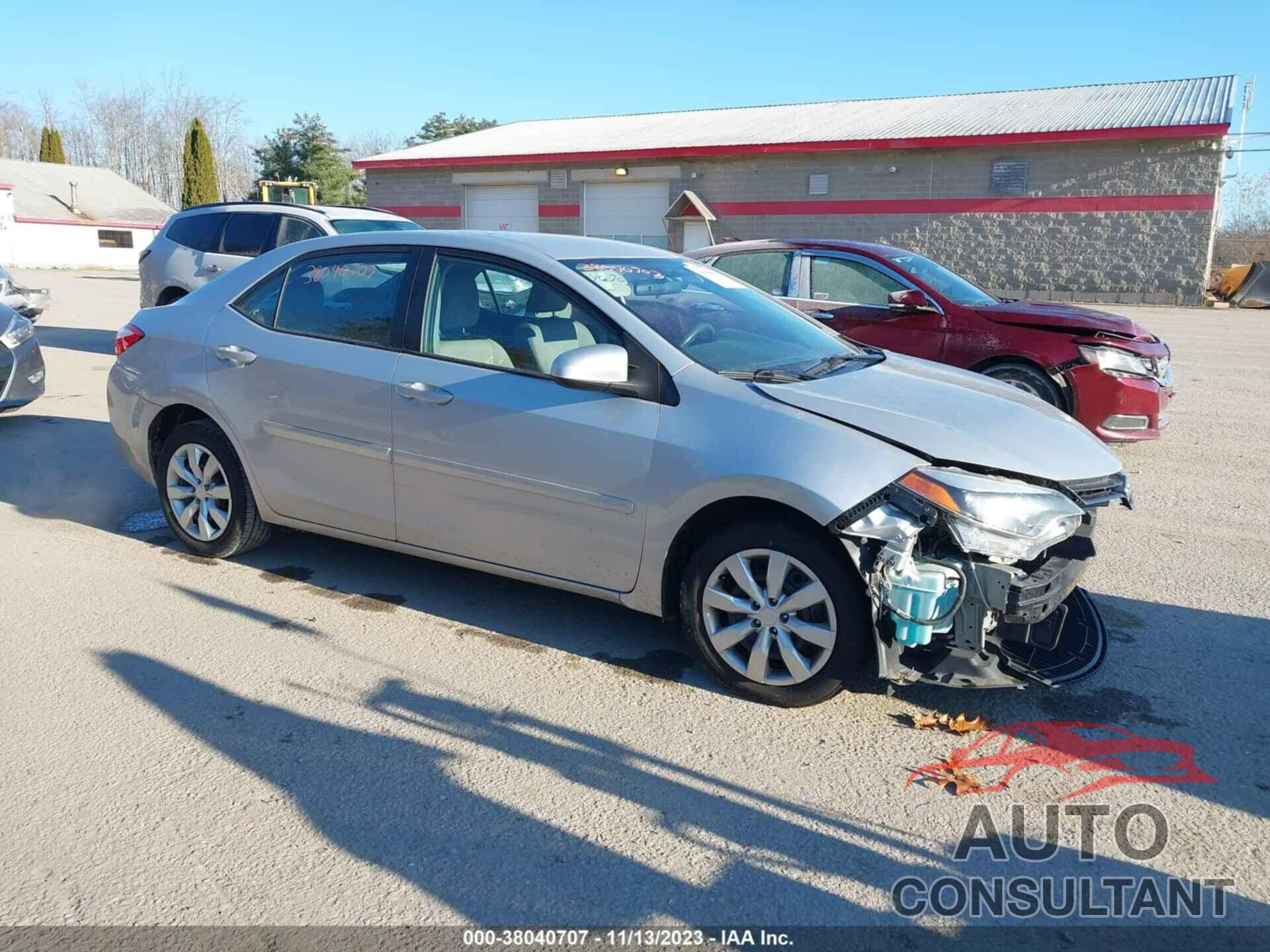 TOYOTA COROLLA 2016 - 2T1BURHE0GC718729