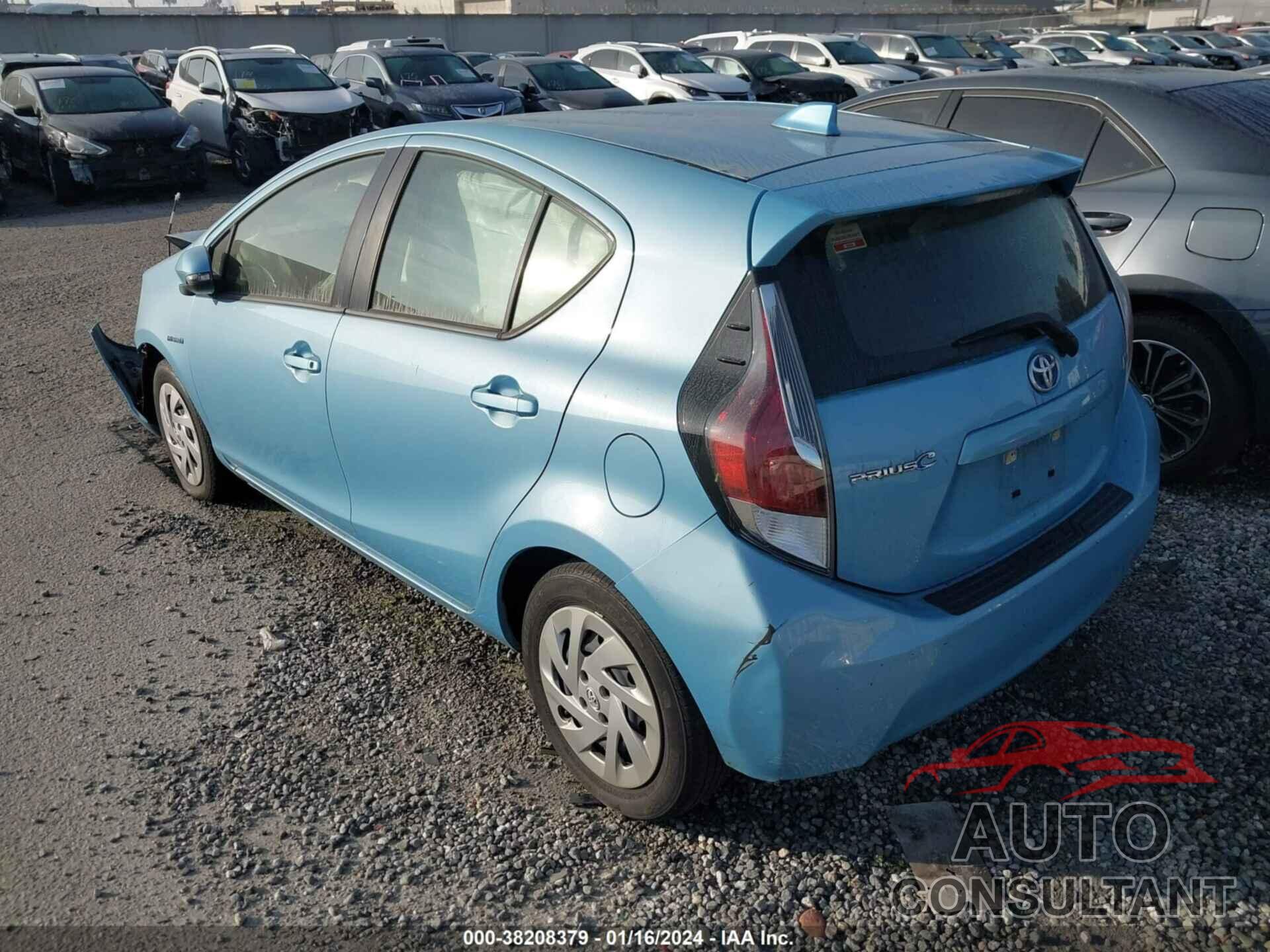 TOYOTA PRIUS C 2016 - JTDKDTB39G1589382