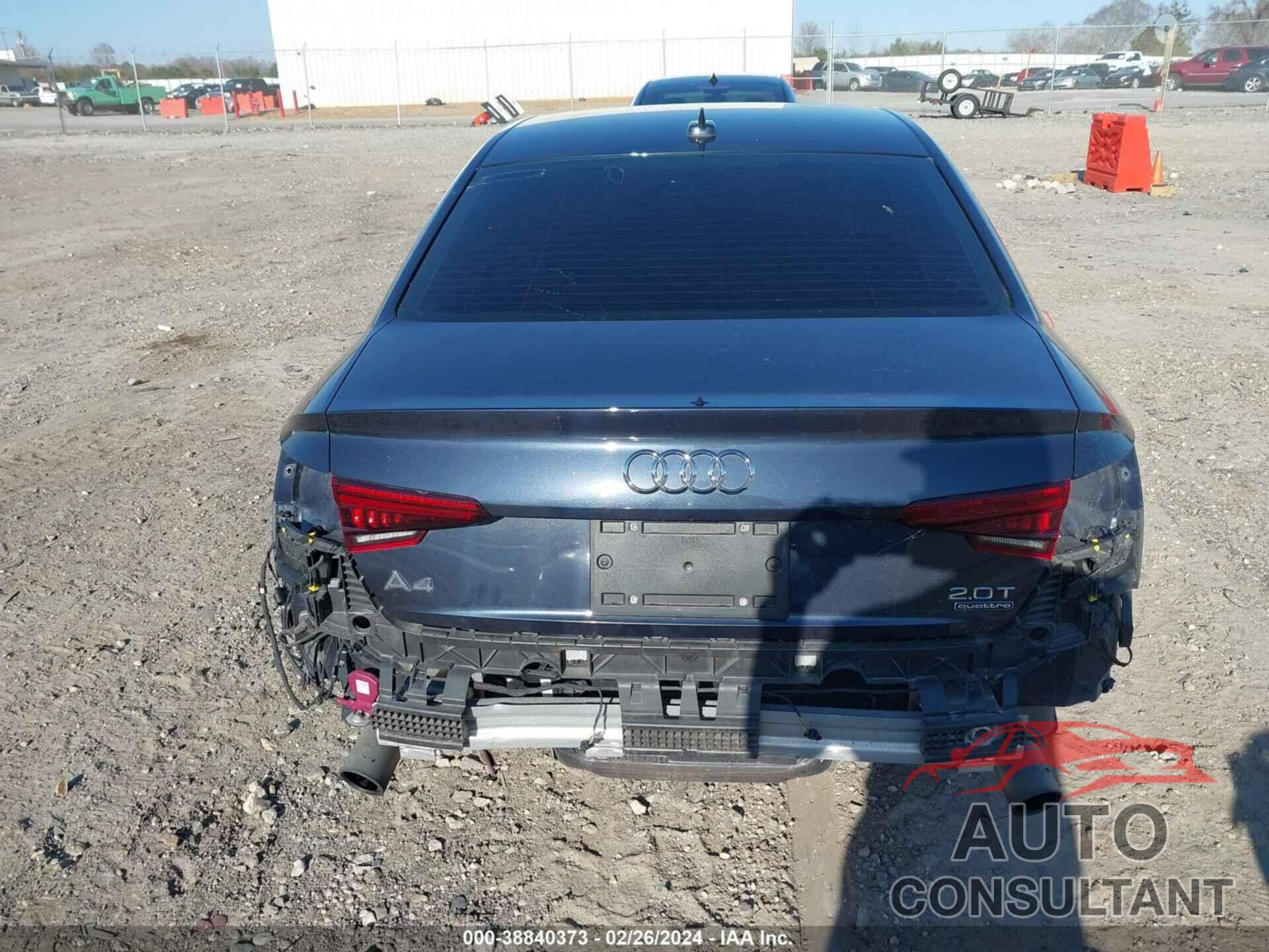 AUDI A4 2018 - WAUENAF44JA072111