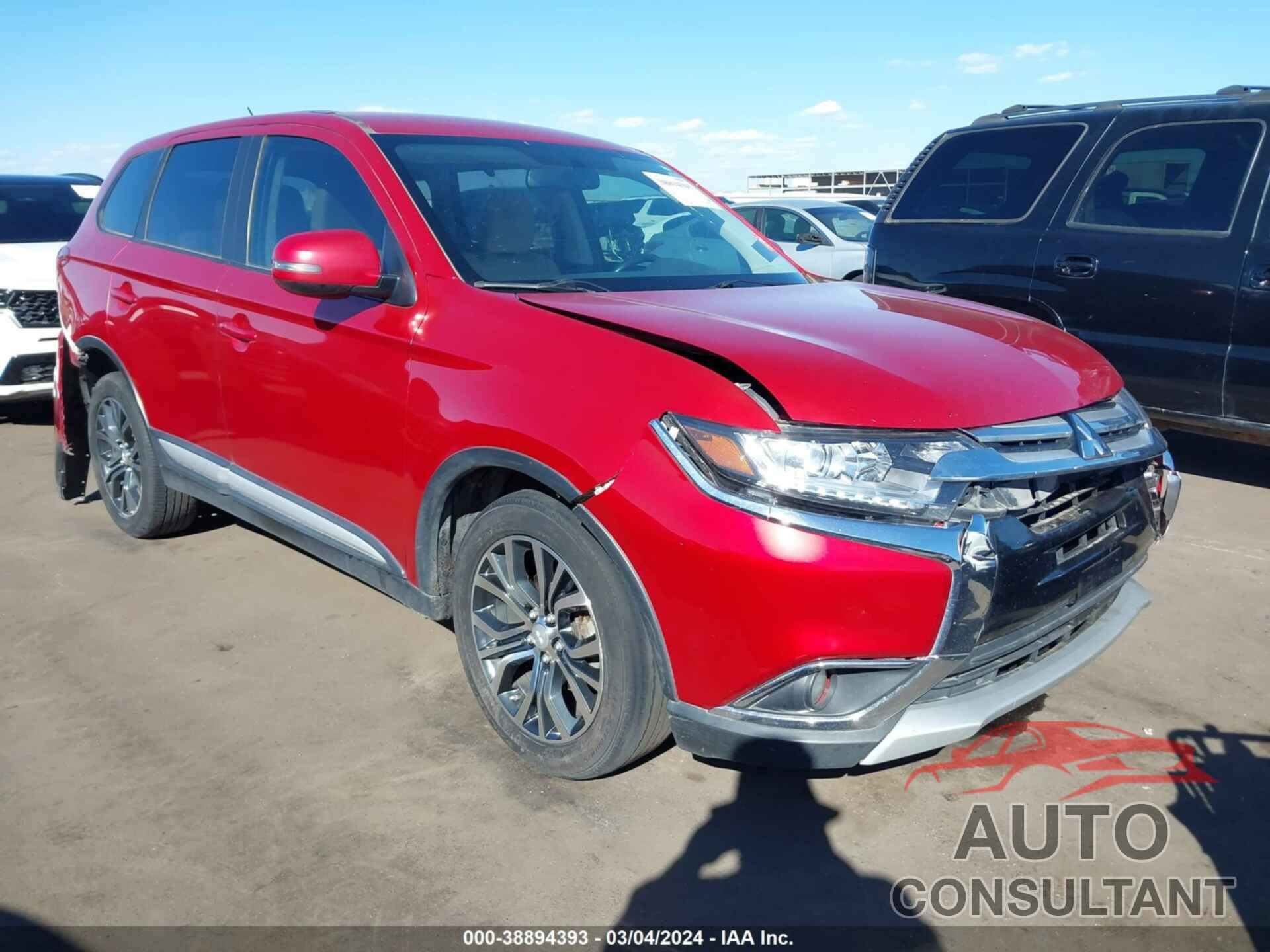 MITSUBISHI OUTLANDER 2016 - JA4AD3A39GZ004017