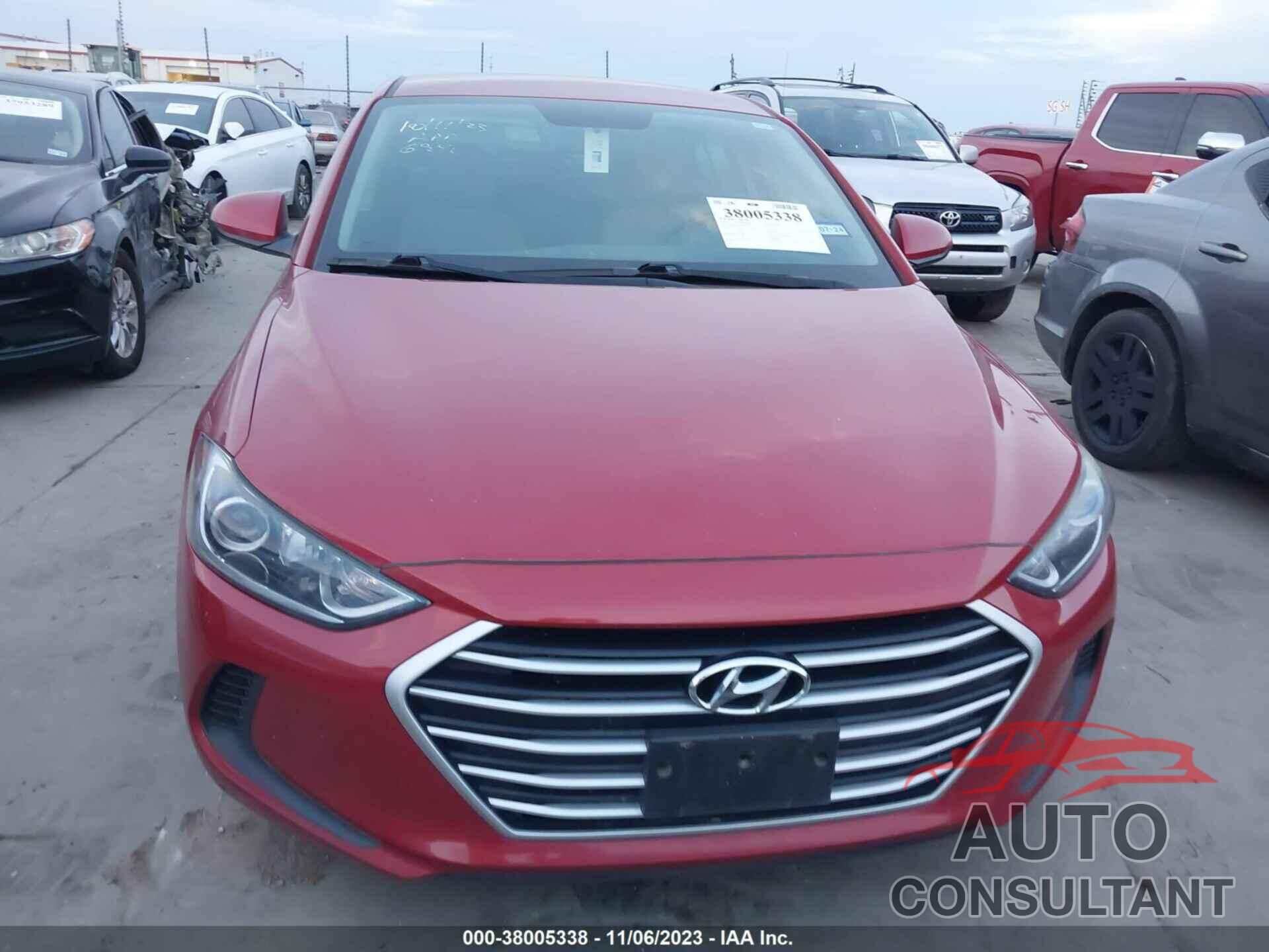 HYUNDAI ELANTRA 2017 - 5NPD84LF3HH029234