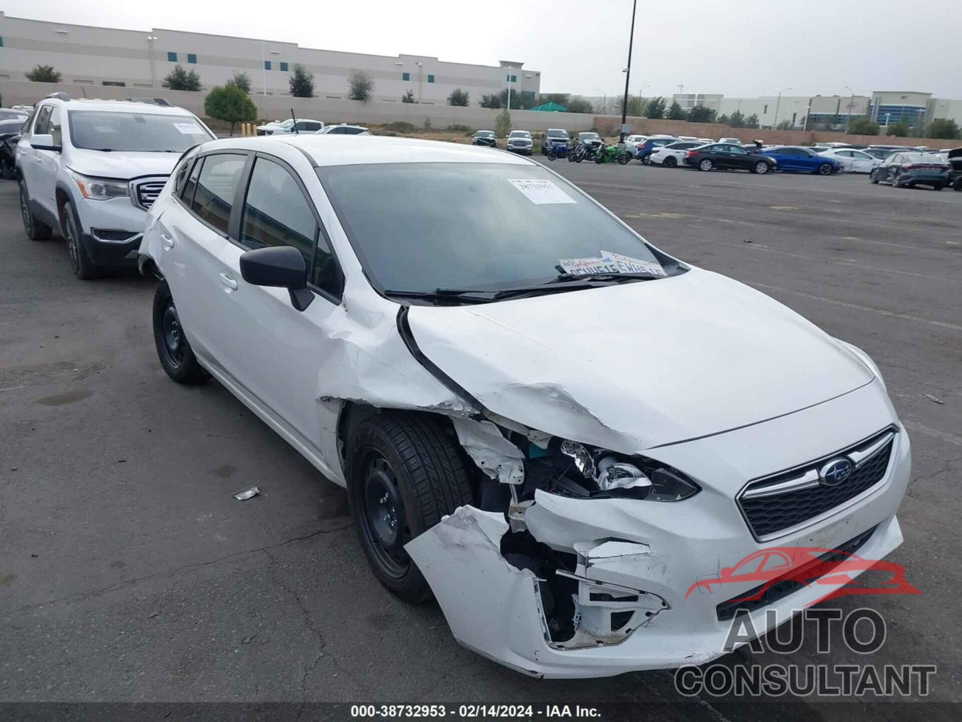 SUBARU IMPREZA 2018 - 4S3GTAA68J3746078