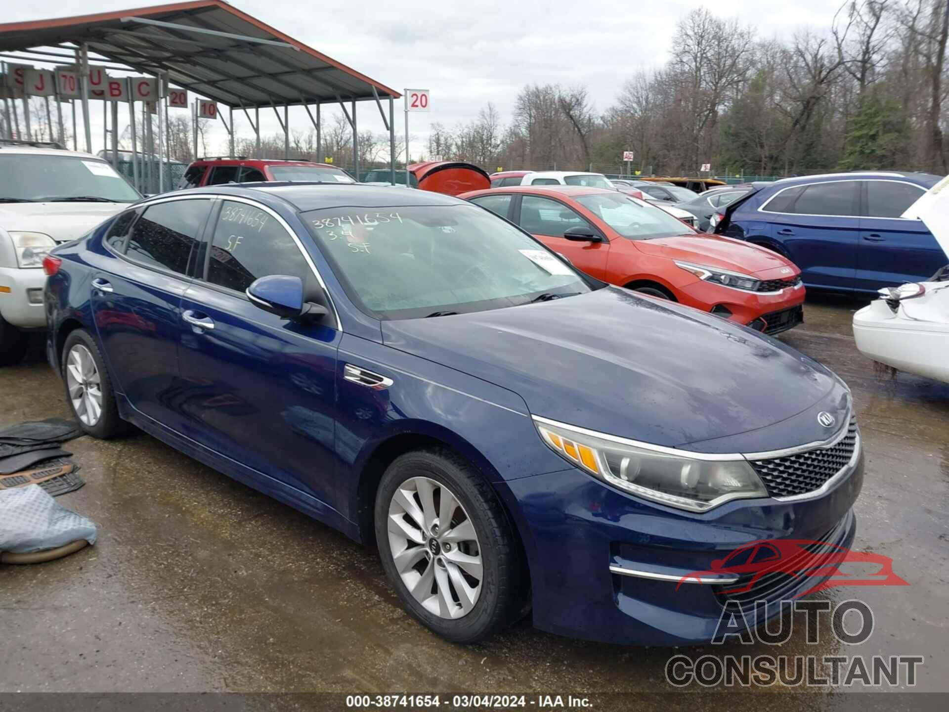 KIA OPTIMA 2016 - 5XXGU4L36GG091820