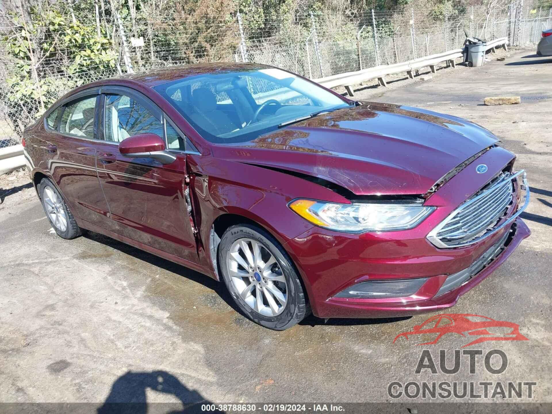FORD FUSION 2017 - 3FA6P0H79HR391447