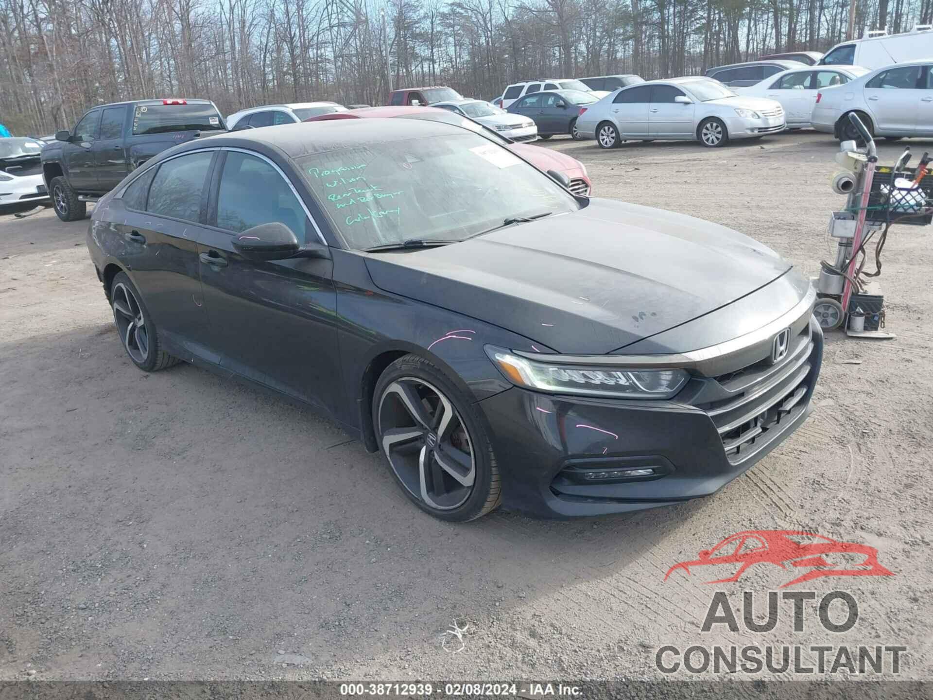 HONDA ACCORD 2018 - 1HGCV1F34JA166511