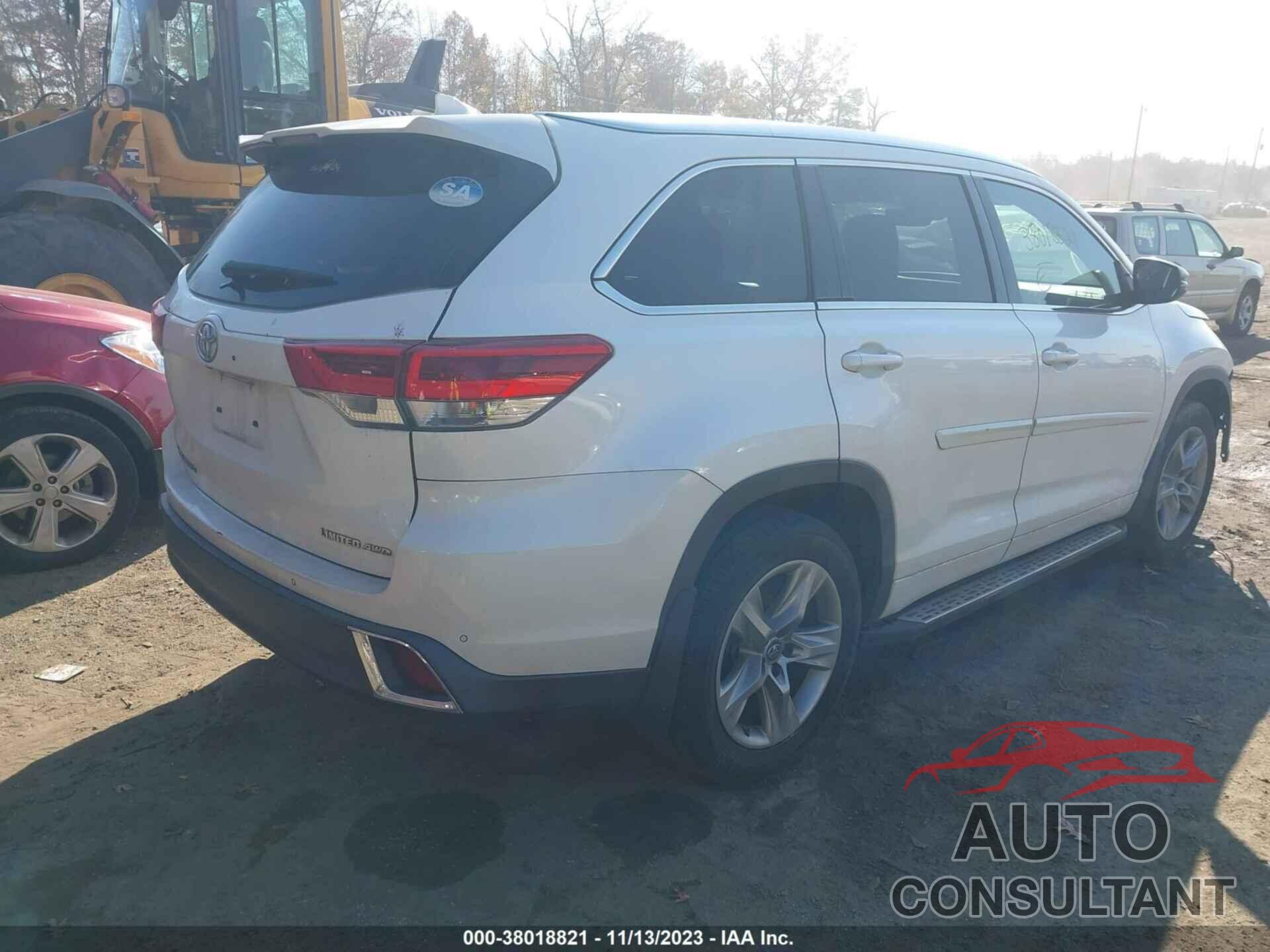 TOYOTA HIGHLANDER 2017 - 5TDDZRFH6HS414398