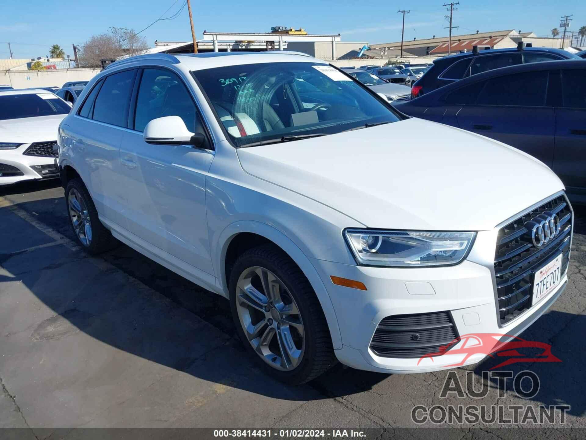 AUDI Q3 2016 - WA1BFCFS3GR021359