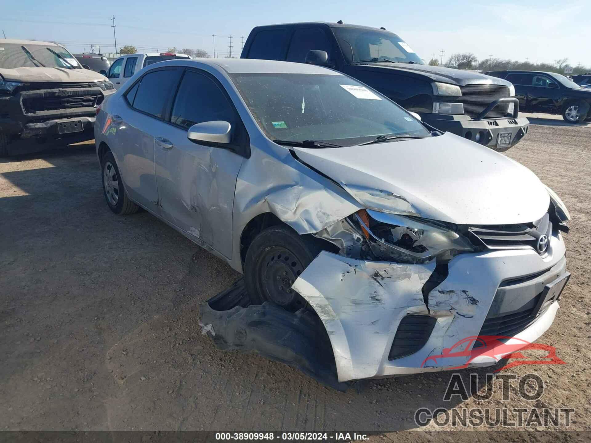 TOYOTA COROLLA 2016 - 5YFBURHE0GP451477