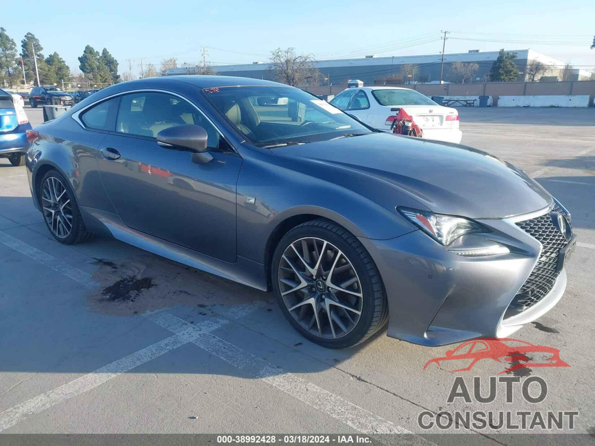 LEXUS RC 200T 2016 - JTHHA5BC8G5002417