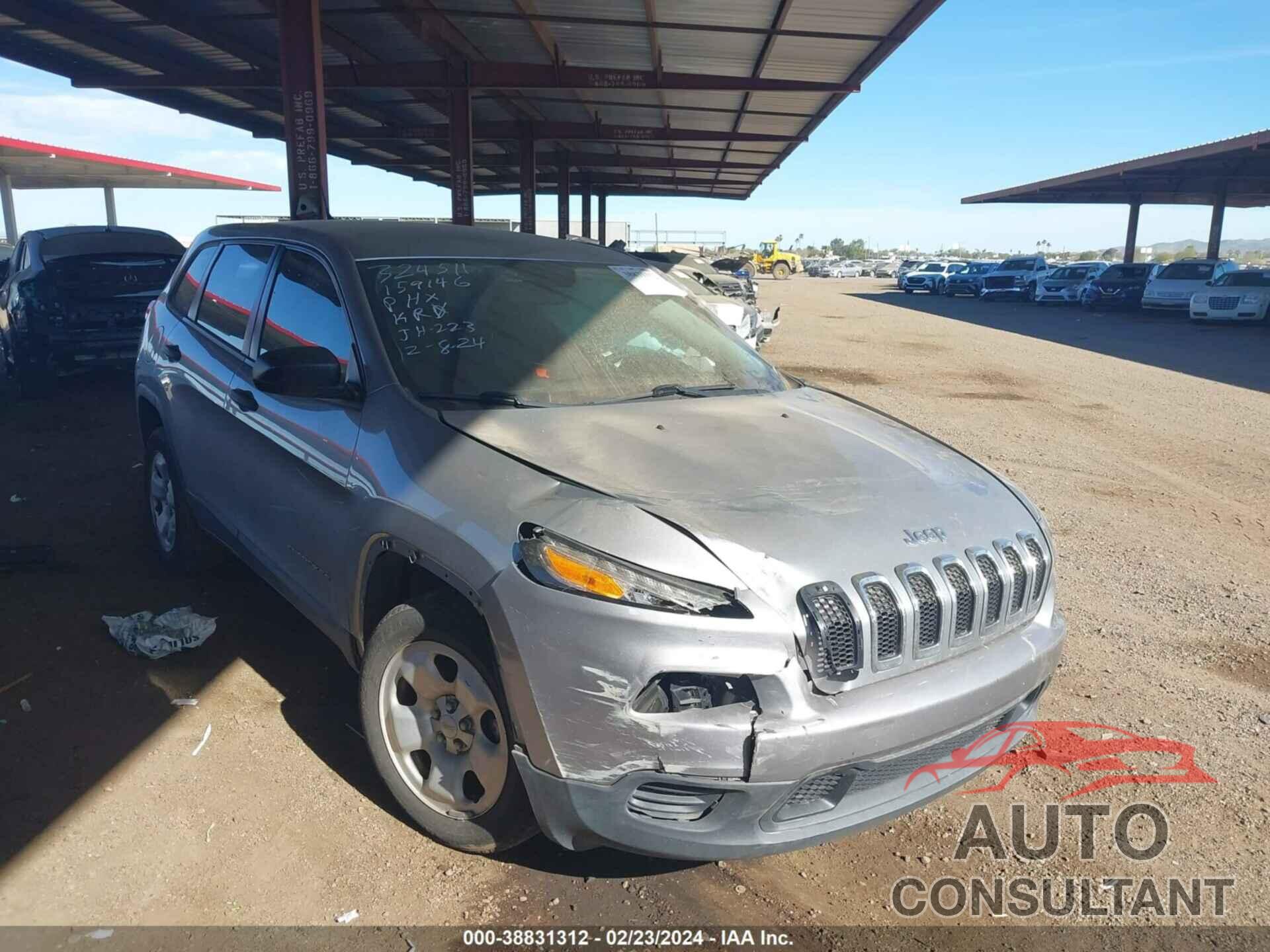 JEEP CHEROKEE 2016 - 1C4PJLAB3GW159146