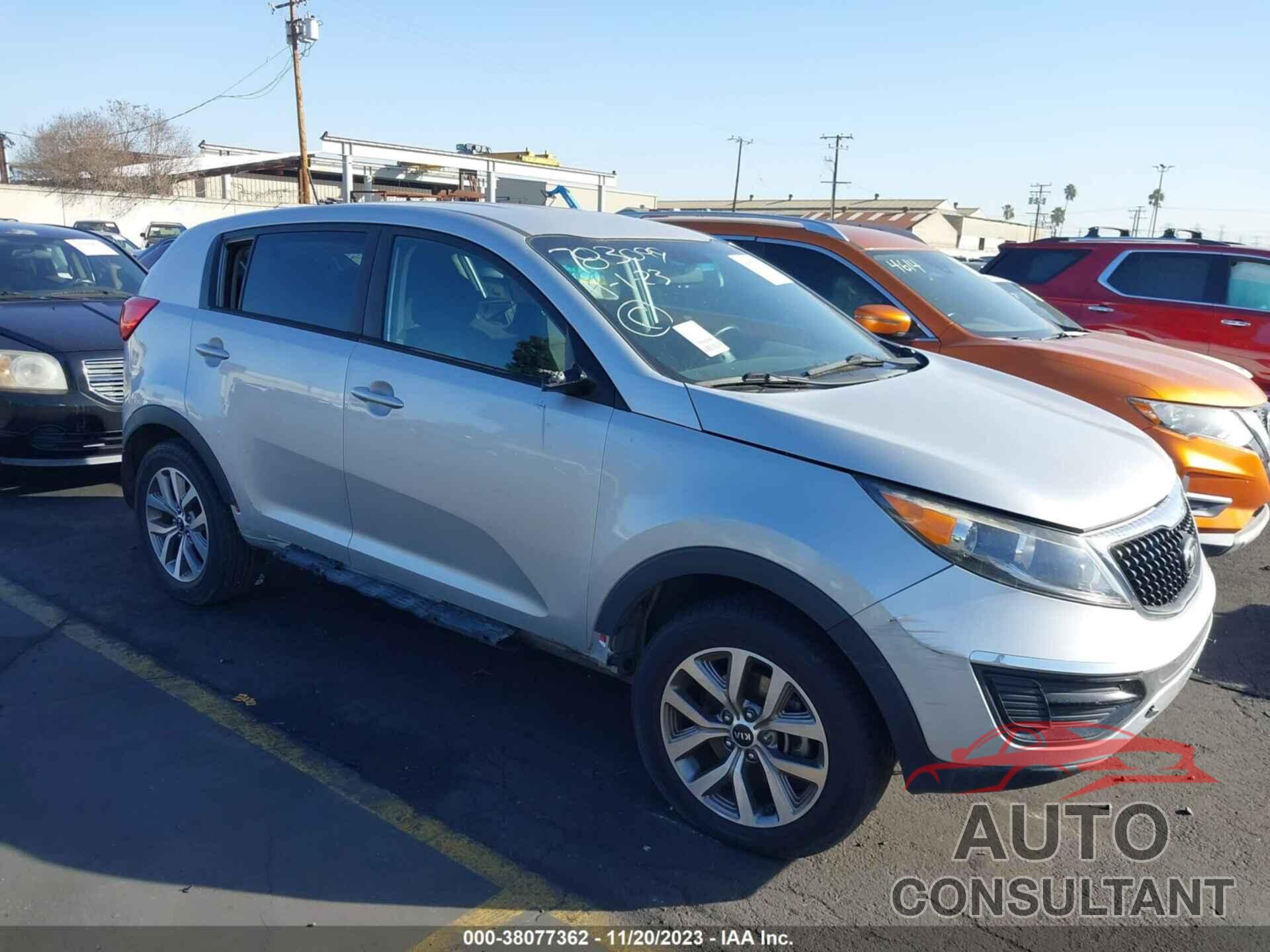 KIA SPORTAGE 2016 - KNDPB3AC9G7871564