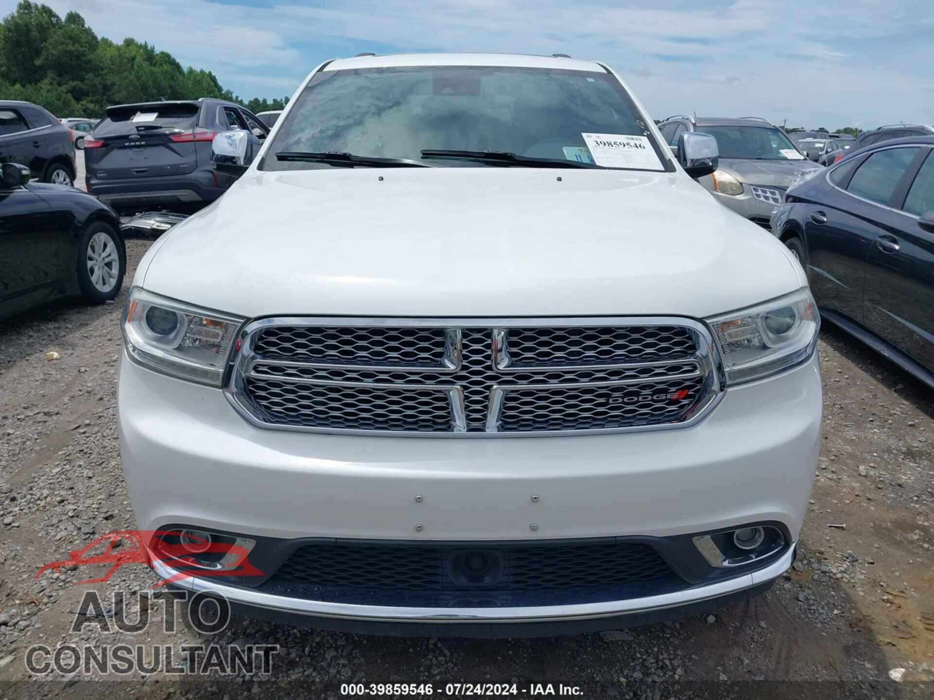 DODGE DURANGO 2017 - 1C4RDJEG7HC691321