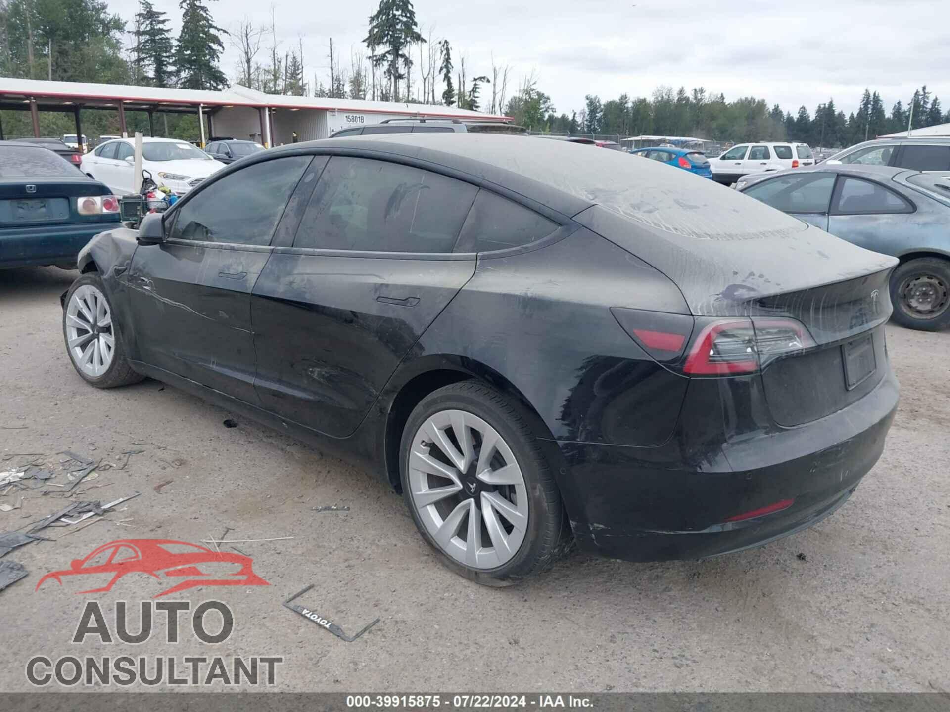 TESLA MODEL 3 2022 - 5YJ3E1EB2NF164633