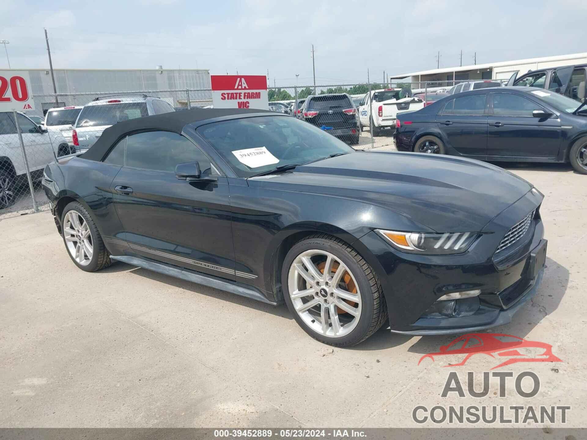 FORD MUSTANG 2017 - 1FATP8UH5H5329952