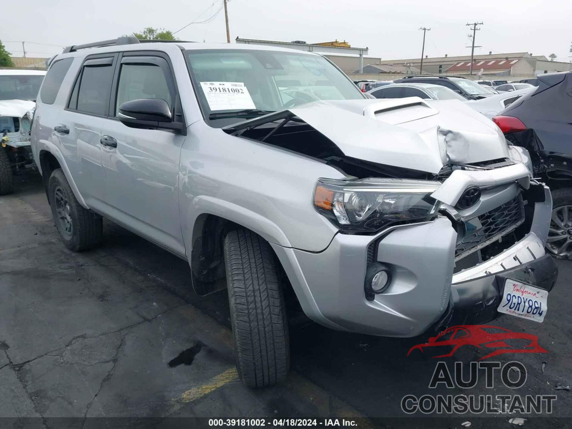 TOYOTA 4RUNNER 2020 - JTEBU5JR9L5786536