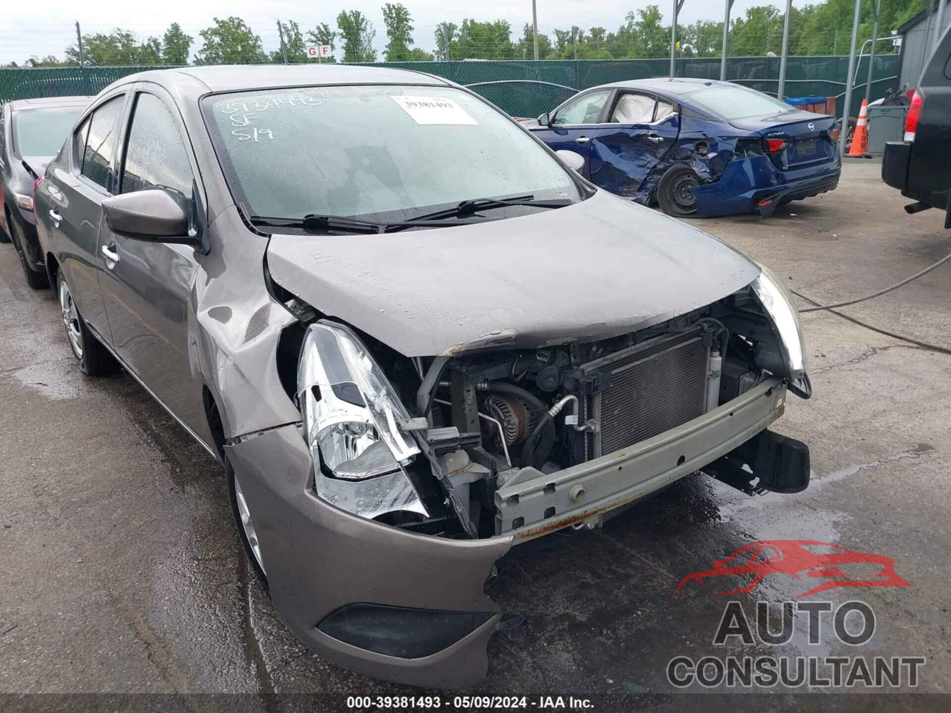 NISSAN VERSA 2016 - 3N1CN7AP3GL825047