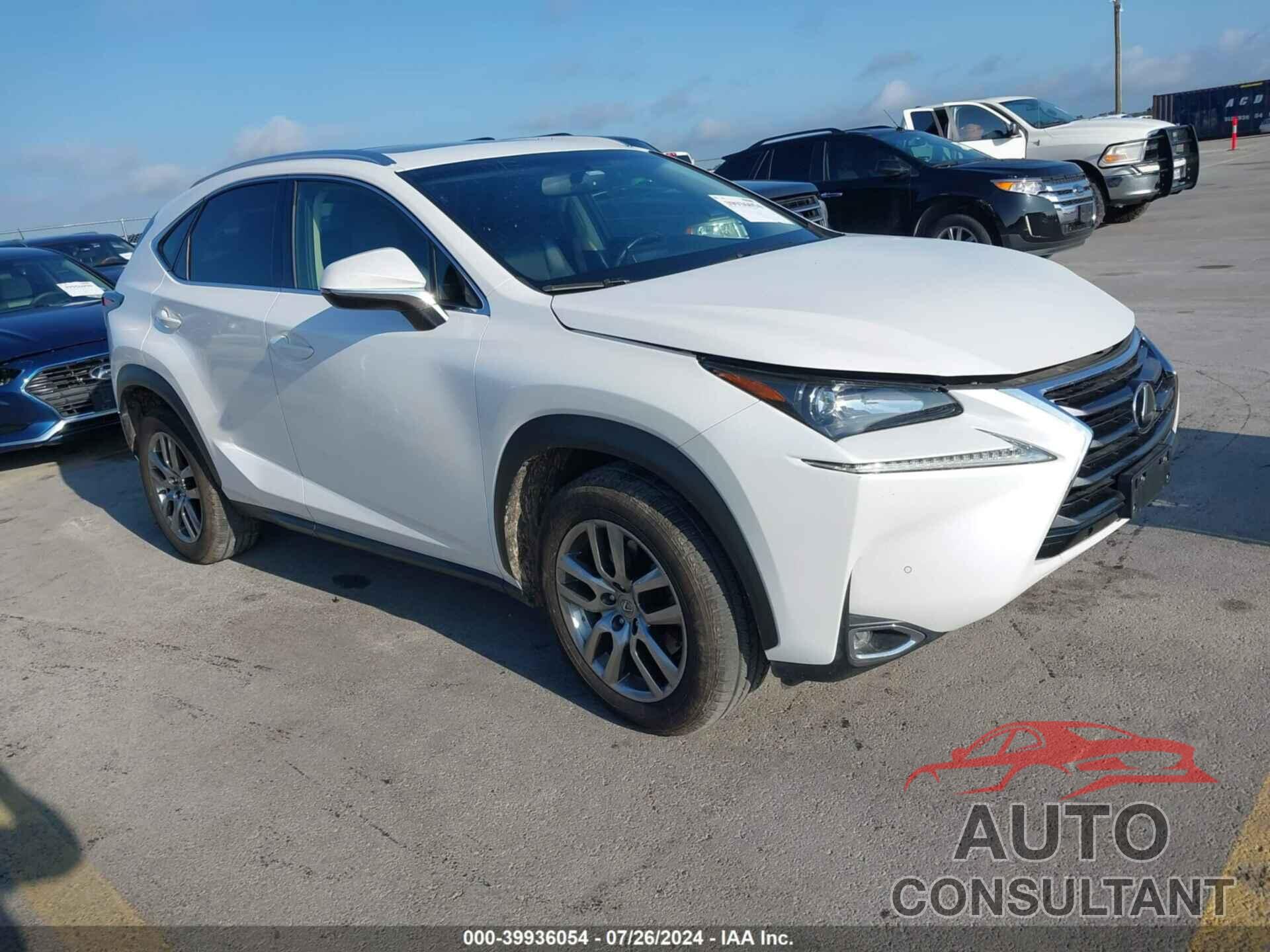 LEXUS NX 200T 2016 - JTJYARBZ3G2044909