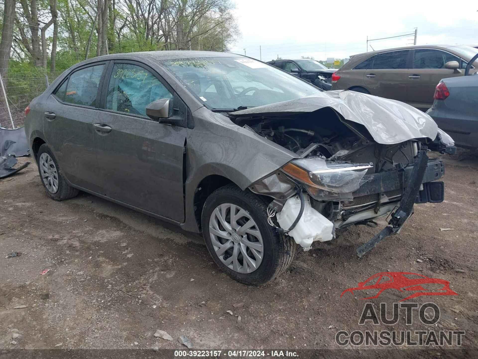 TOYOTA COROLLA 2017 - 2T1BURHEXHC867909