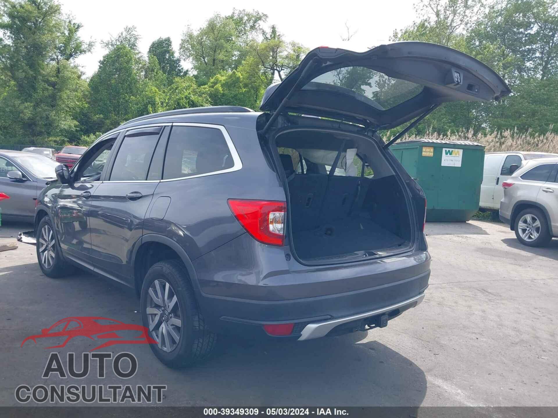 HONDA PILOT 2019 - 5FNYF6H53KB030229