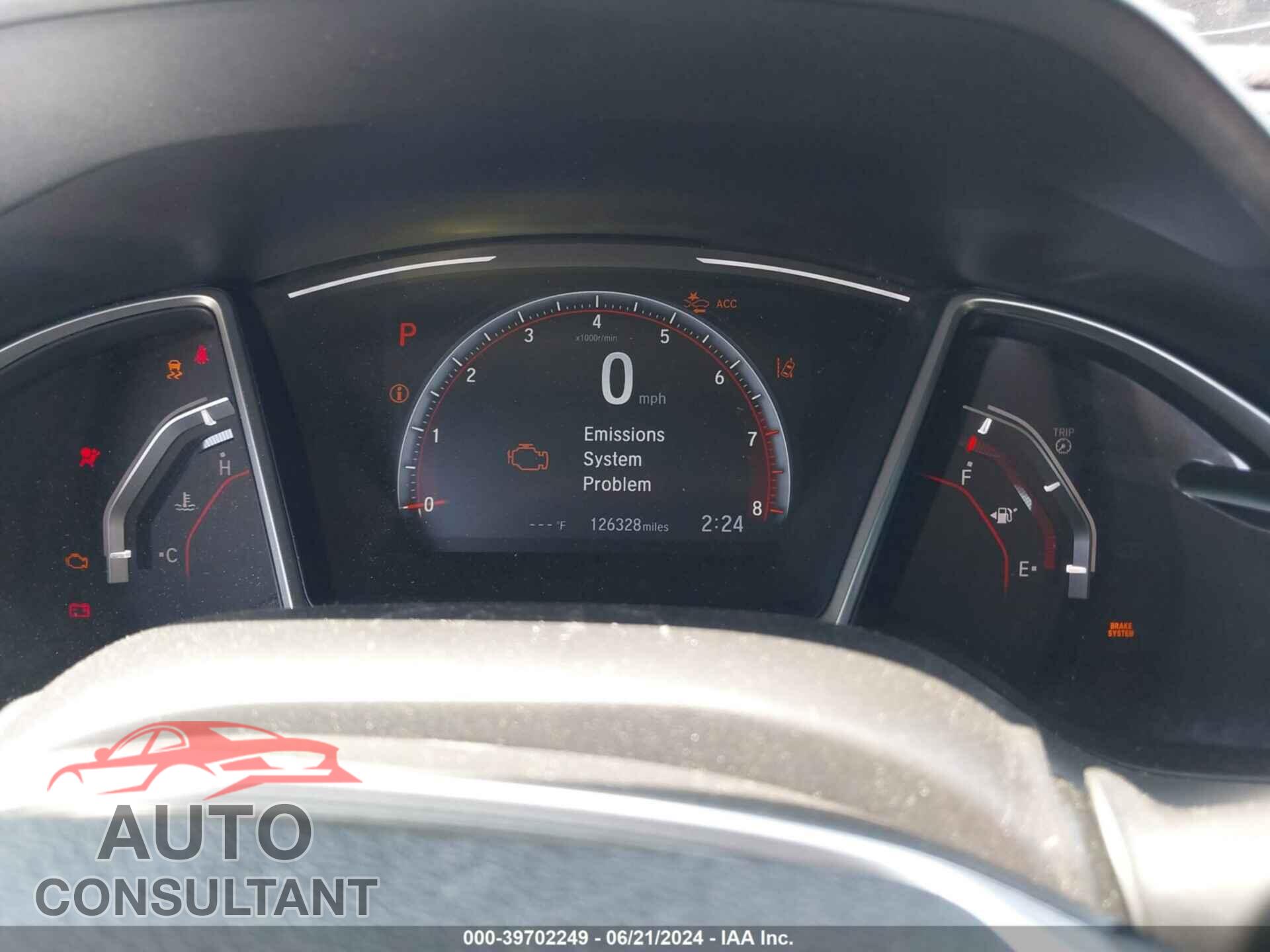 HONDA CIVIC 2019 - 2HGFC4B85KH302511