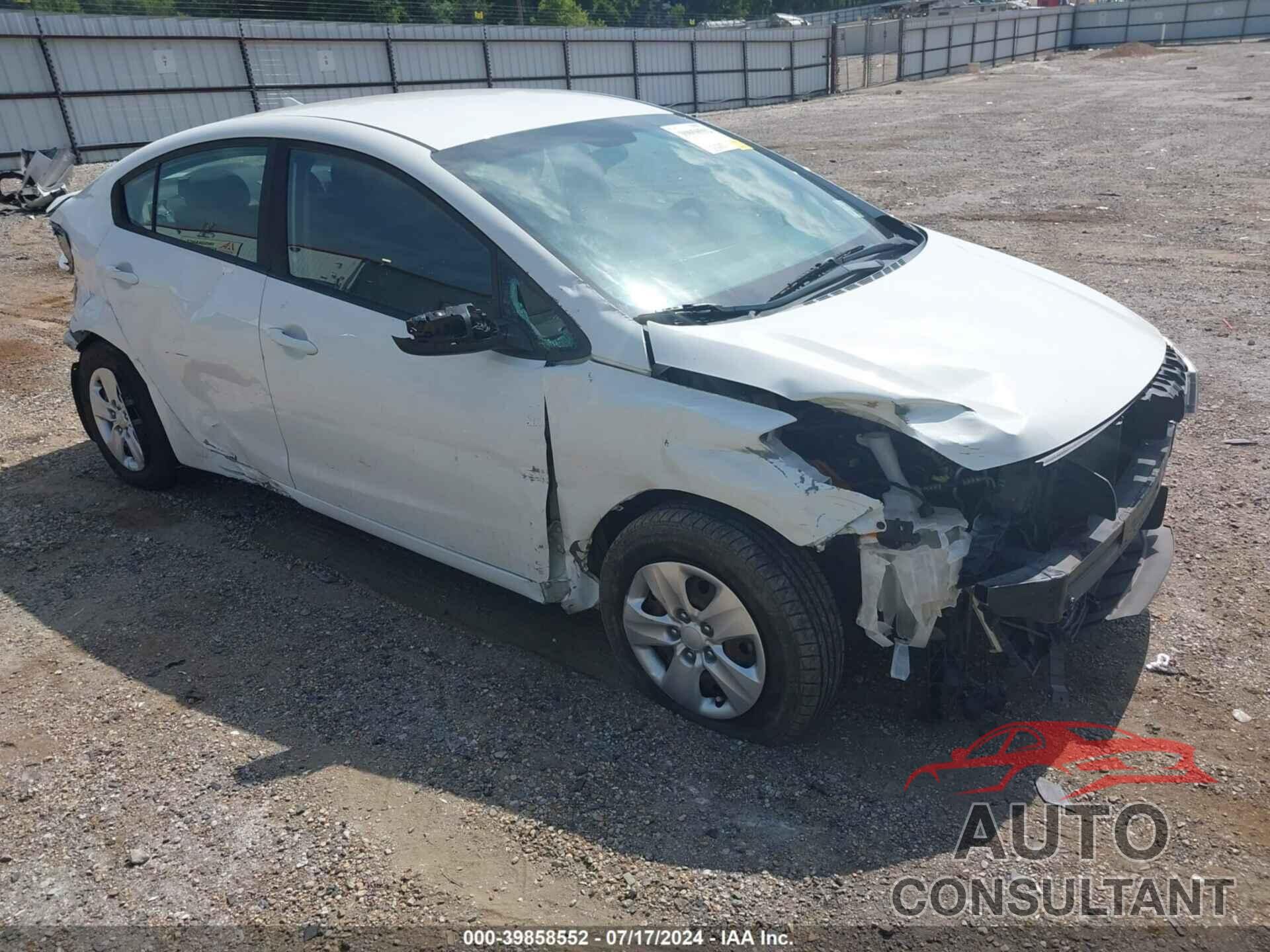 KIA FORTE 2018 - 3KPFK4A7XJE212727