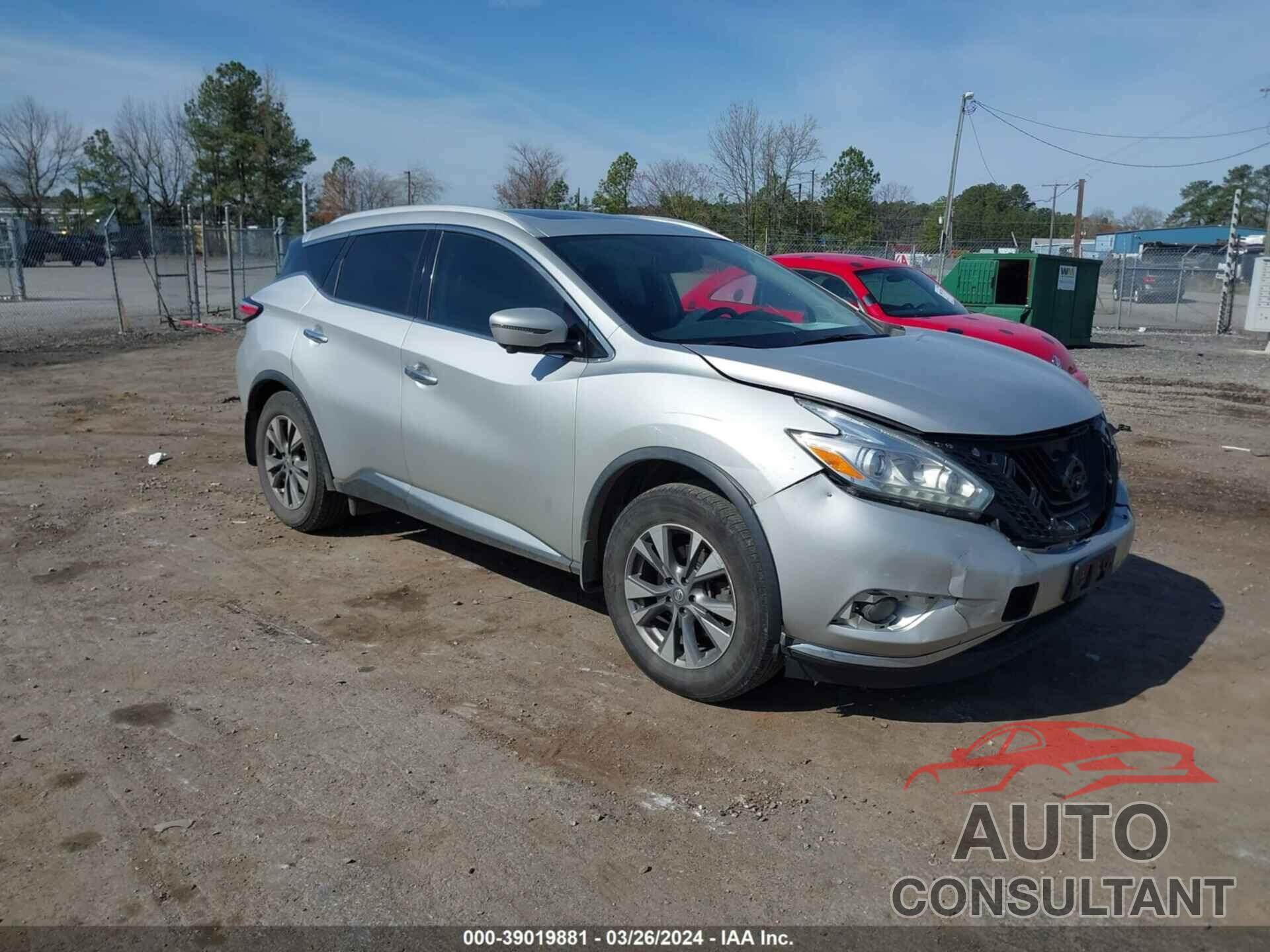 NISSAN MURANO 2017 - 5N1AZ2MH1HN125881