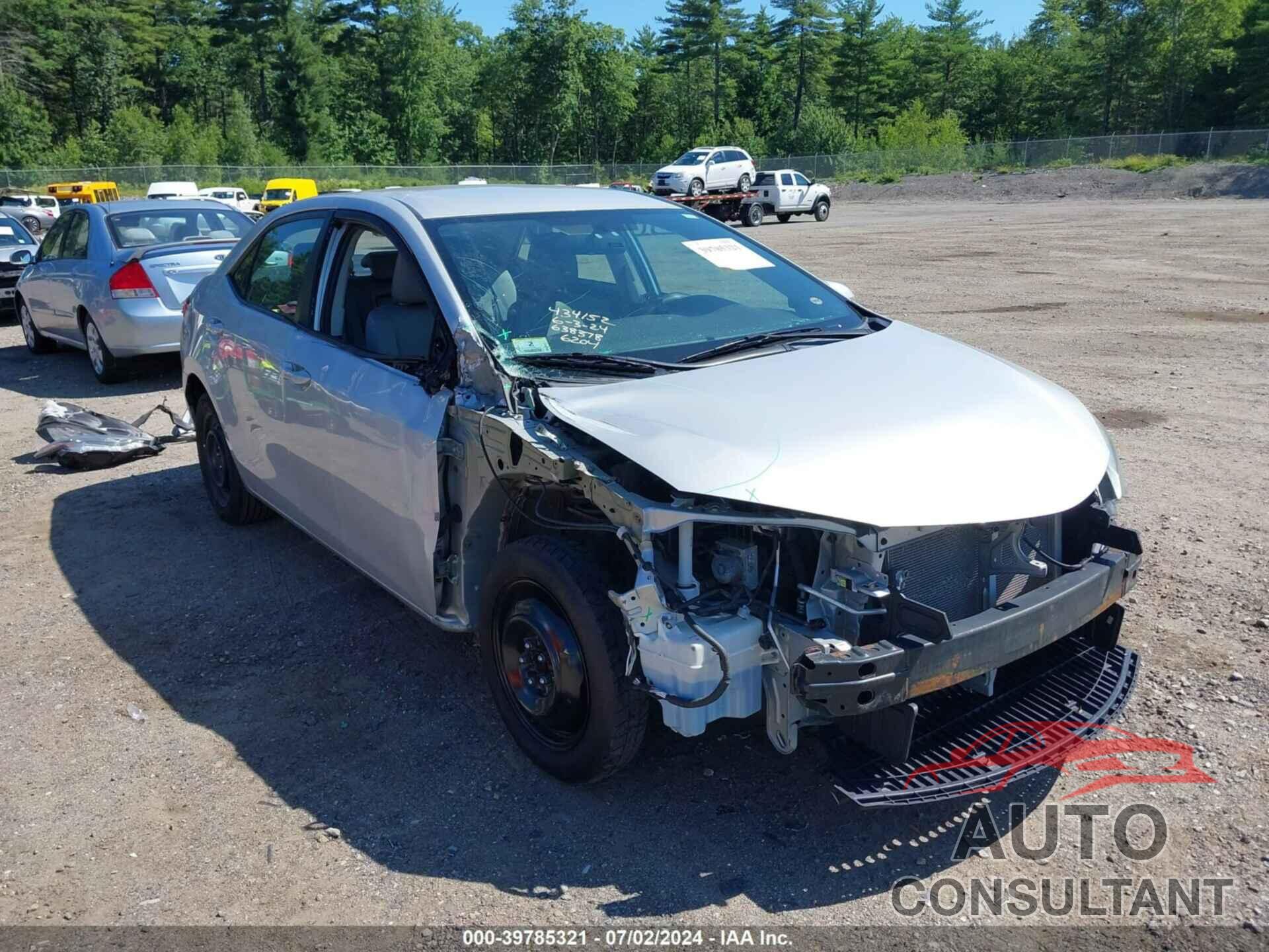 TOYOTA COROLLA 2016 - 2T1BURHE2GC638378
