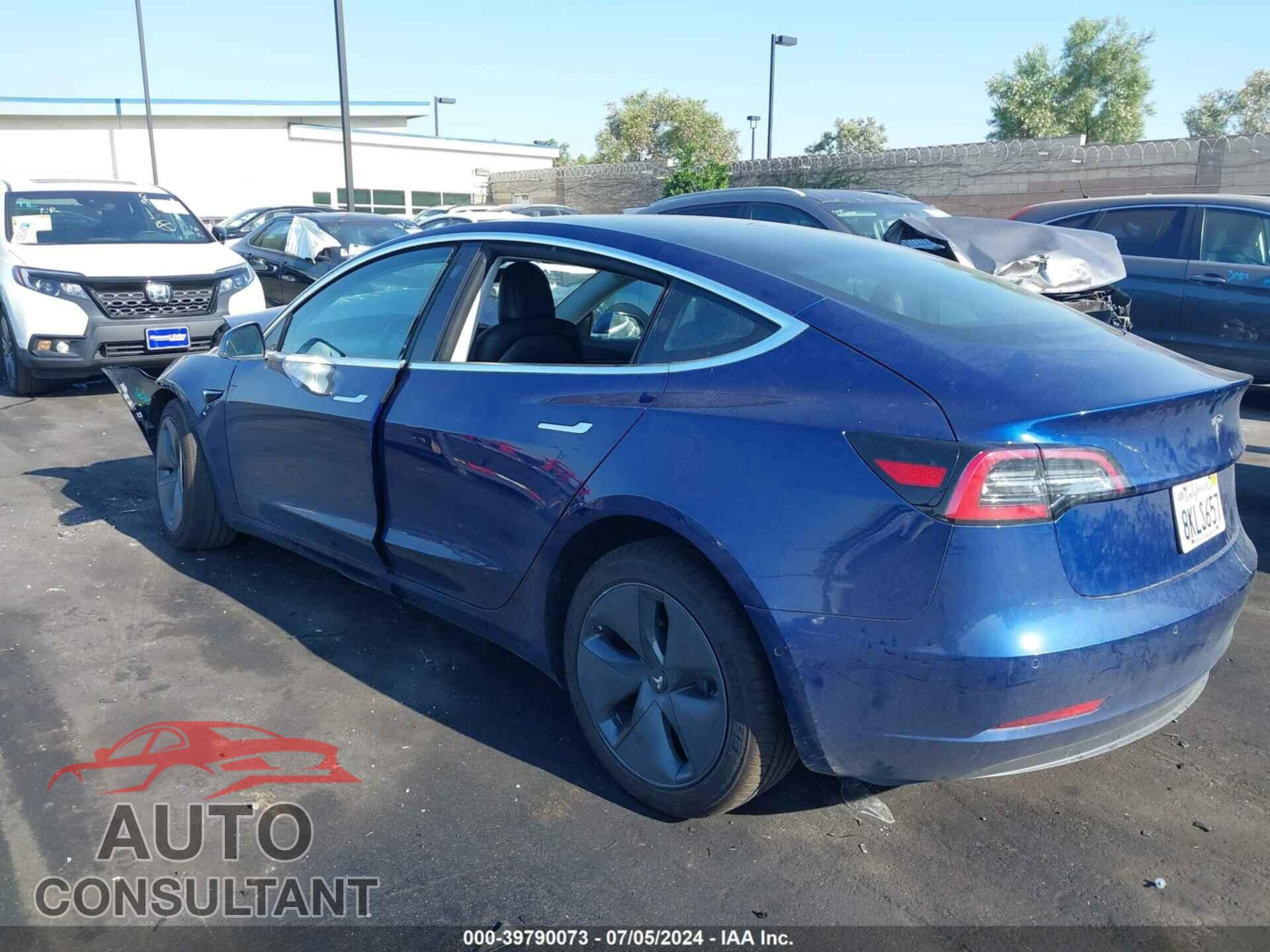 TESLA MODEL 3 2019 - 5YJ3E1EA8KF396754