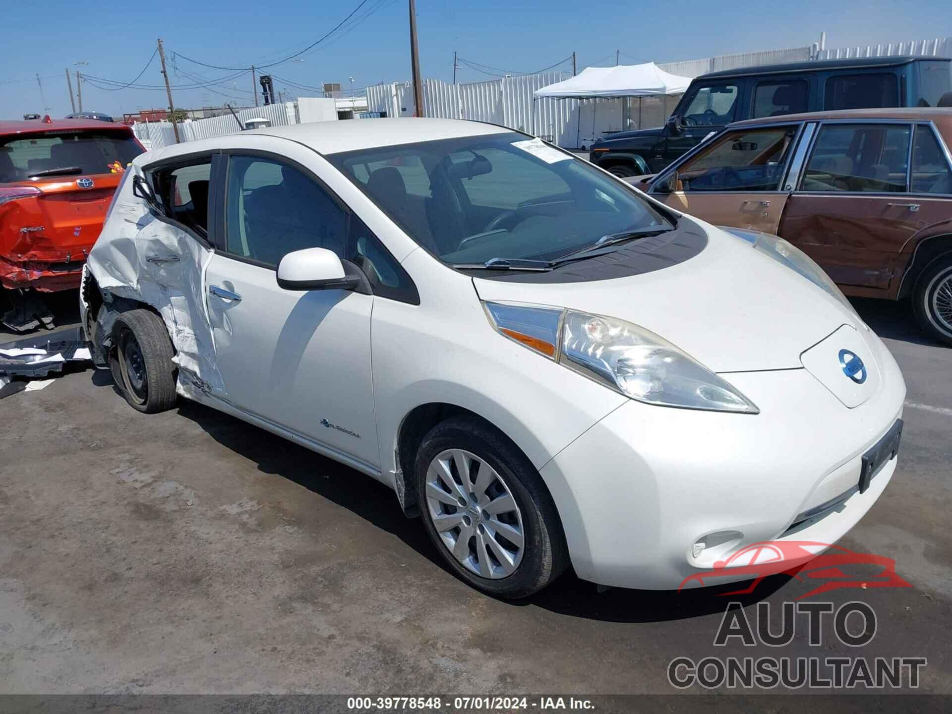 NISSAN LEAF 2016 - 1N4AZ0CP3GC302996