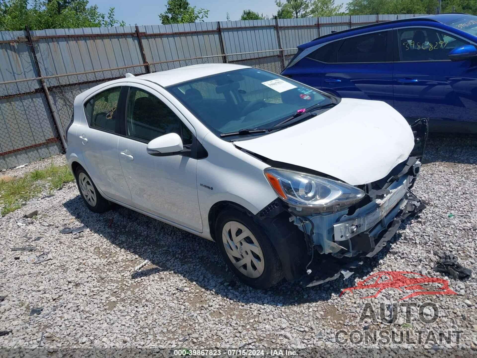 TOYOTA PRIUS C 2016 - JTDKDTB33G1131983