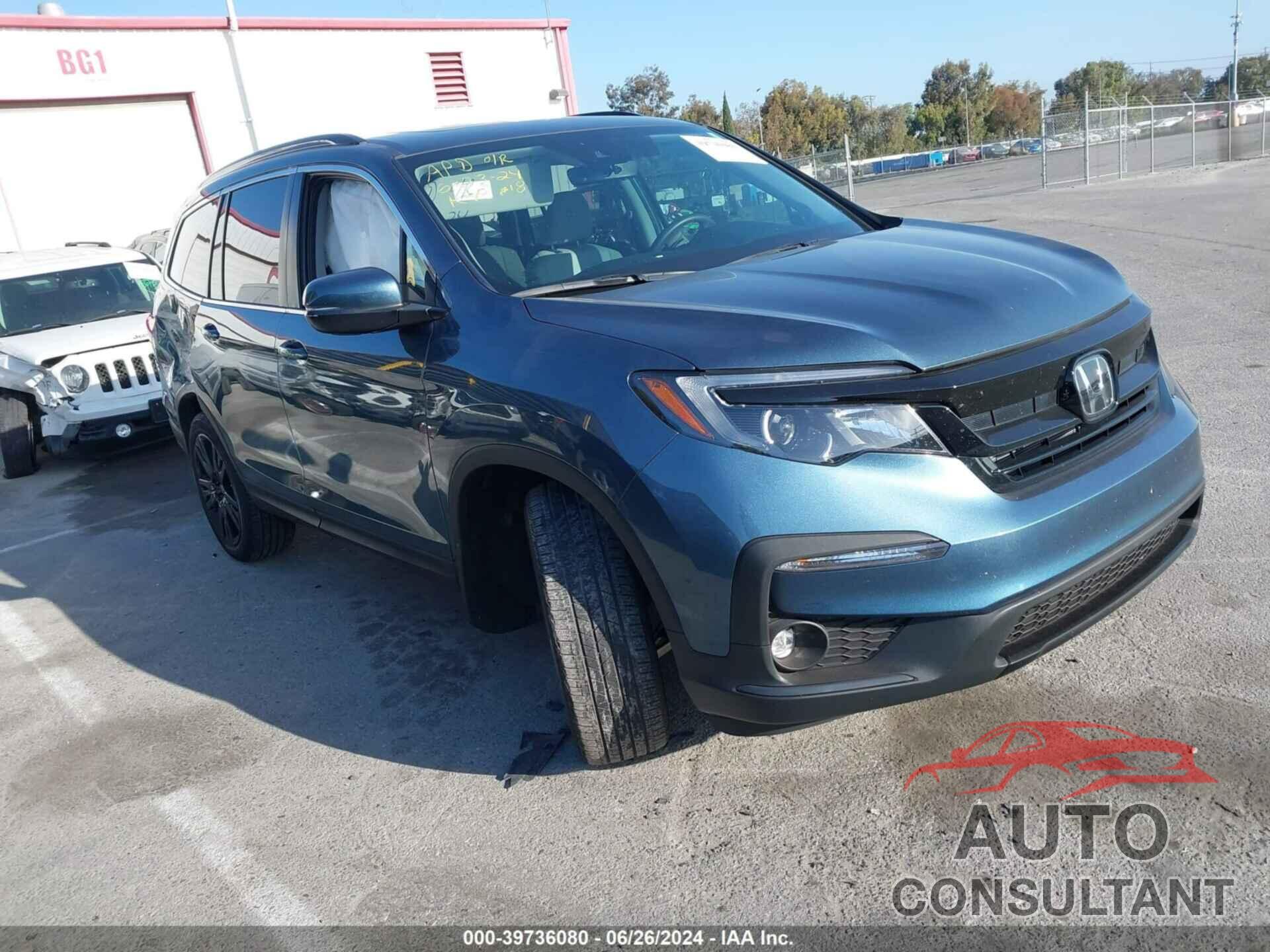 HONDA PILOT 2022 - 5FNYF6H22NB044617