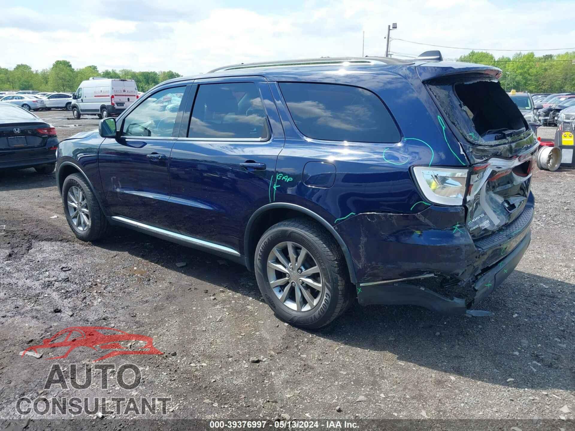 DODGE DURANGO 2017 - 1C4RDJAGXHC839967
