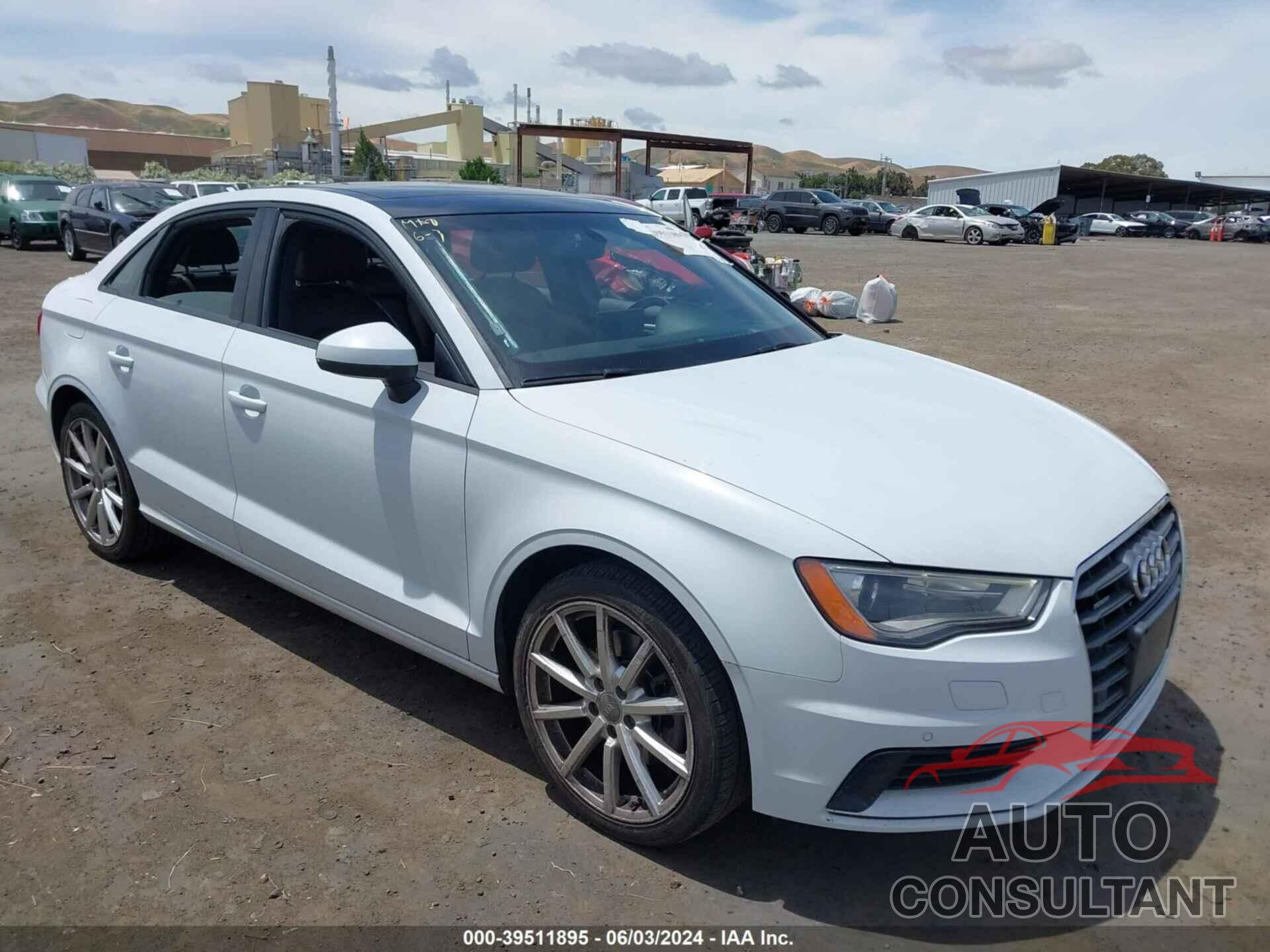 AUDI A3 2016 - WAUB8GFF8G1003641