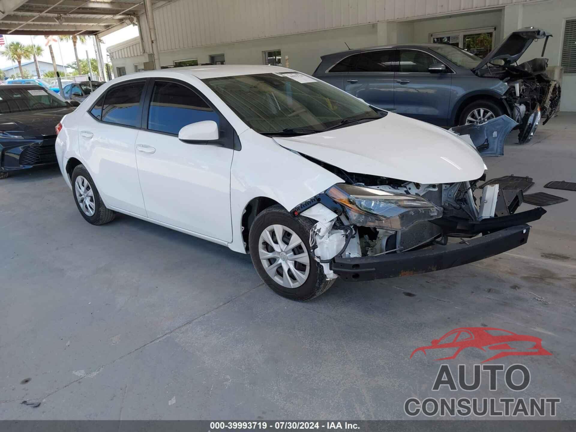 TOYOTA COROLLA 2019 - 5YFBURHE2KP875252