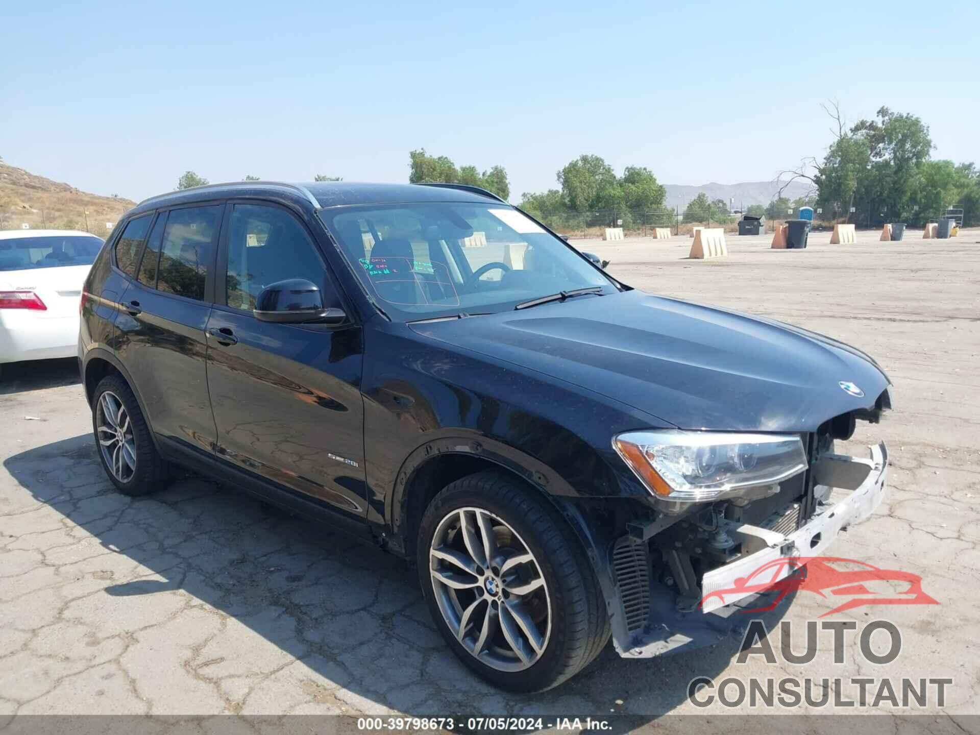 BMW X3 2017 - 5UXWZ7C51H0U46622