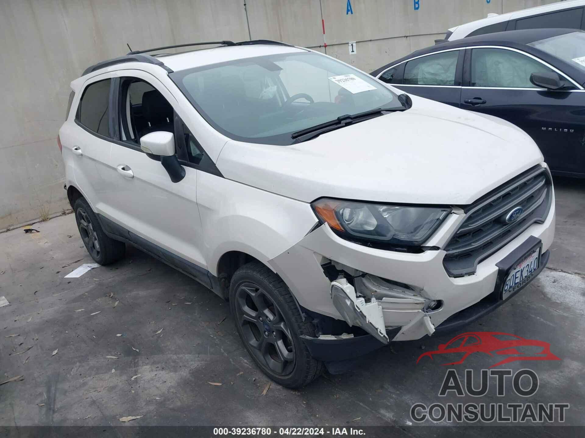 FORD ECOSPORT 2018 - MAJ6P1CLXJC178652