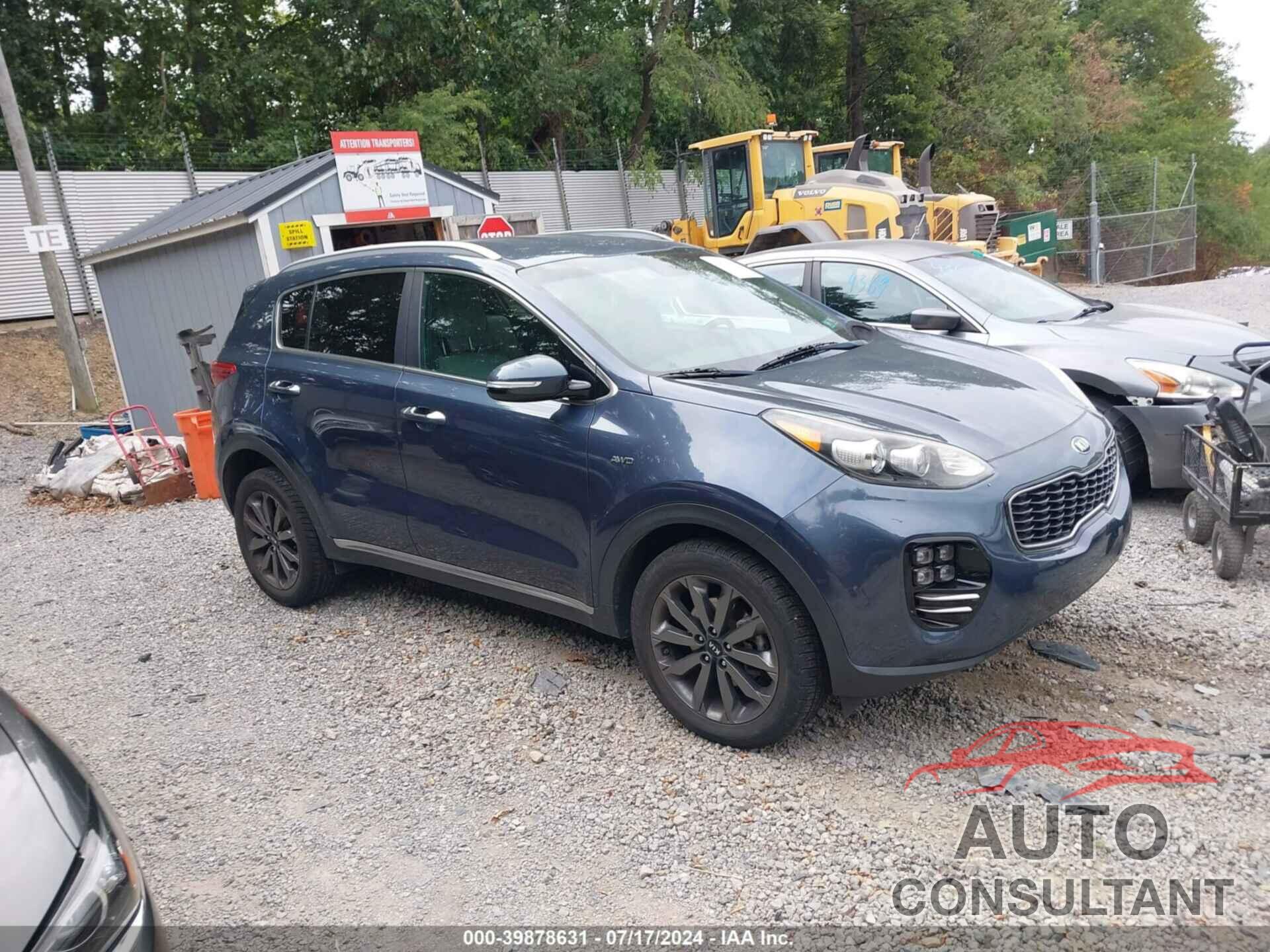 KIA SPORTAGE 2018 - KNDPNCAC7J7398181