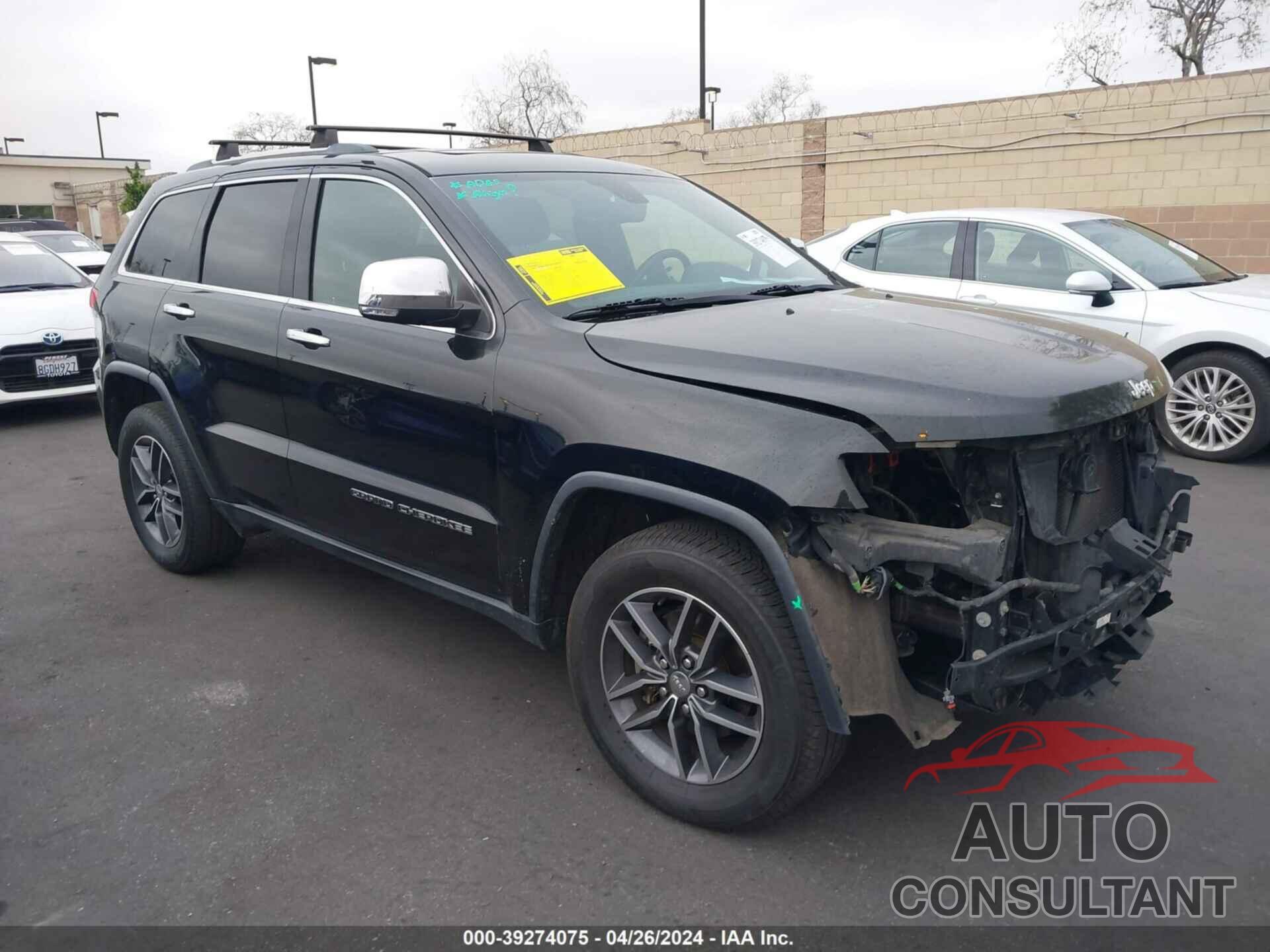 JEEP GRAND CHEROKEE 2017 - 1C4RJEBG1HC765689