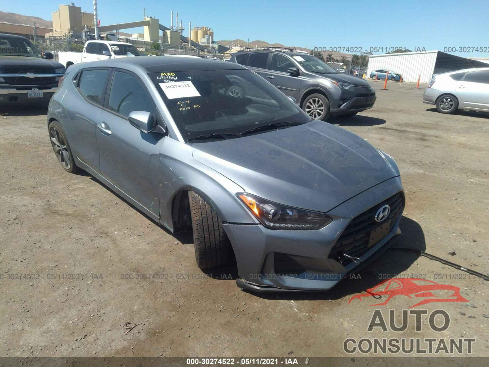 HYUNDAI VELOSTER 2020 - KMHTG6AF0LU029764