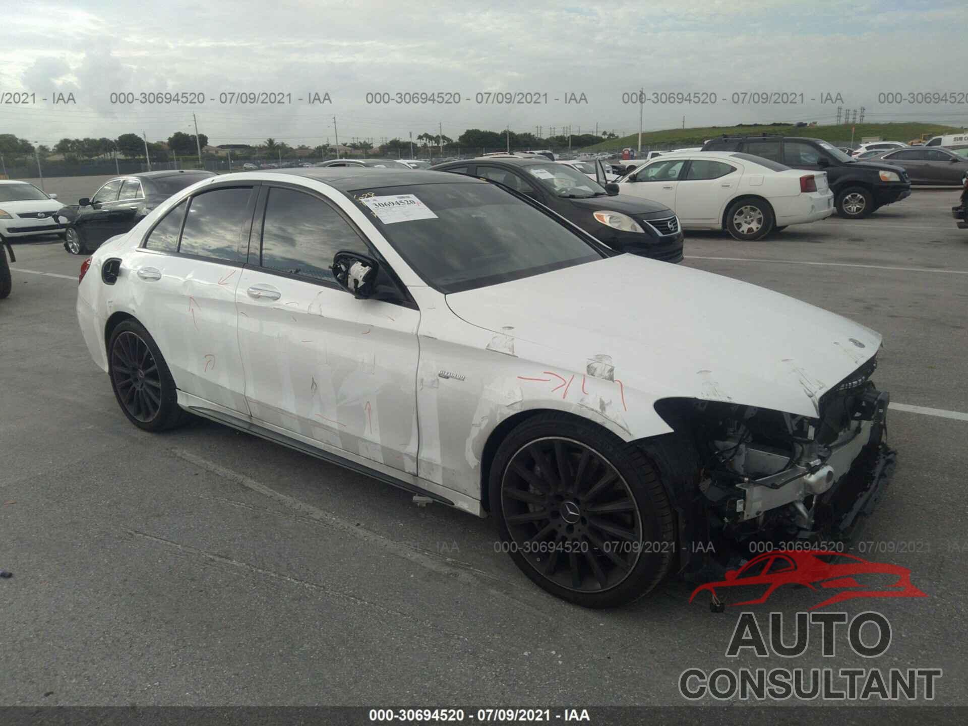MERCEDES-BENZ C-CLASS 2021 - W1KWF6EB8MR613125