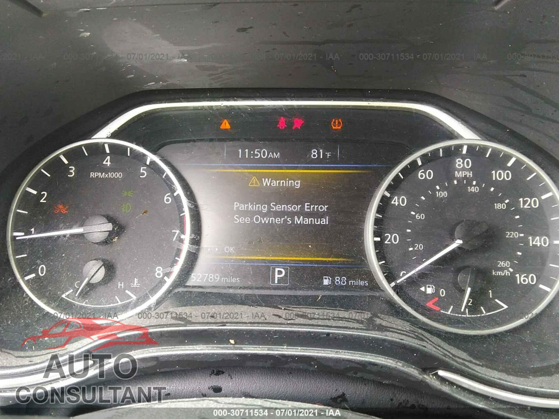 NISSAN MAXIMA 2018 - 1N4AA6AP2JC388127