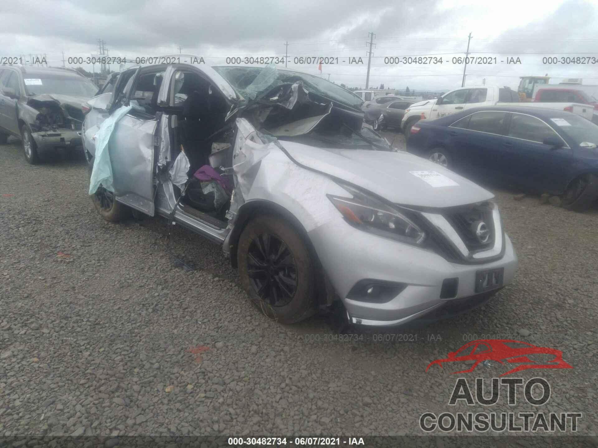 NISSAN MURANO 2018 - 5N1AZ2MG9JN185310